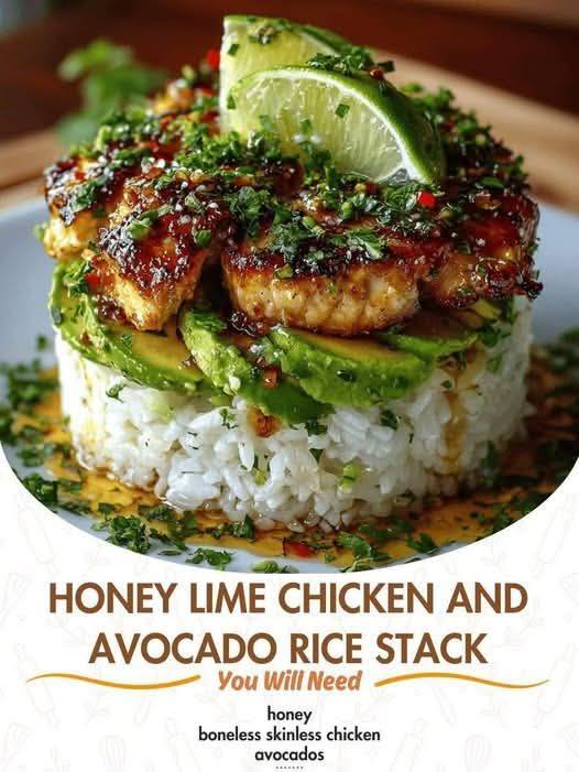 Honey Lime Chicken and Avocado Rice... - Wholesome Recipes | Facebook