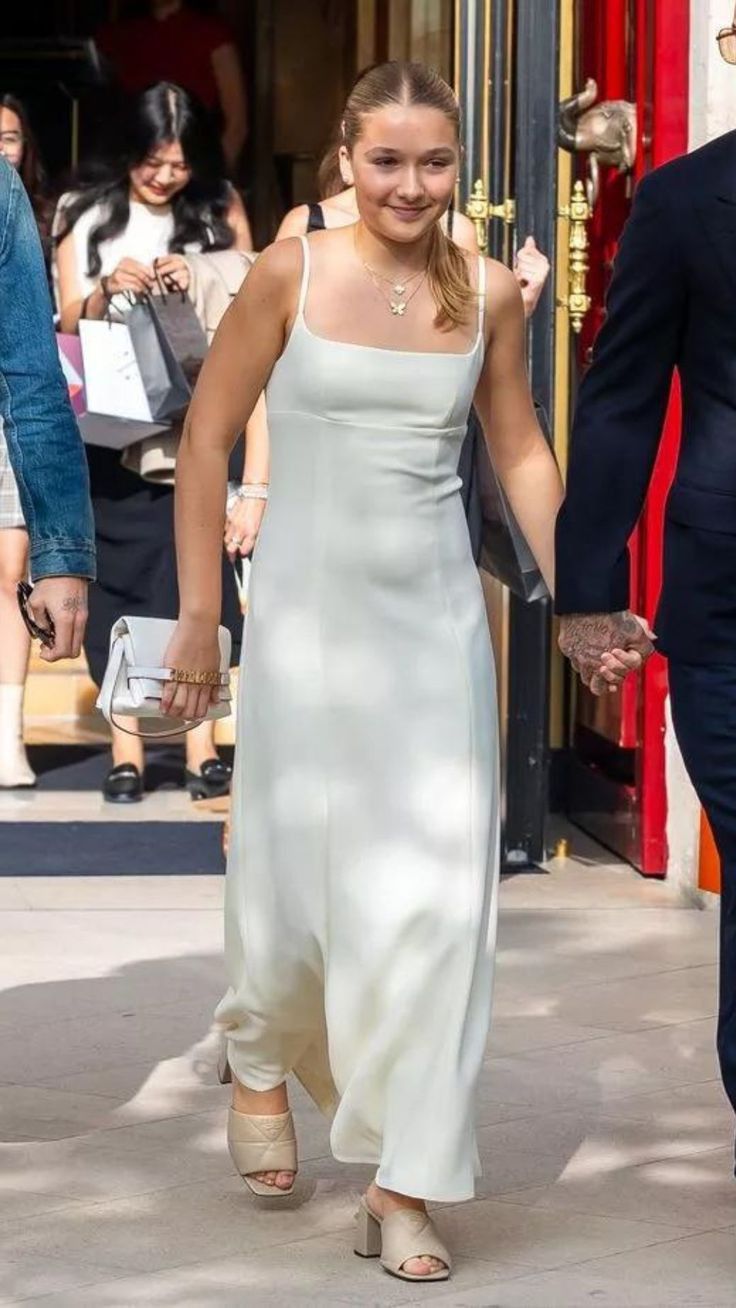 harper beckham birthday dress seems to have had a style makeover since turning 15🎈 harper beckham now