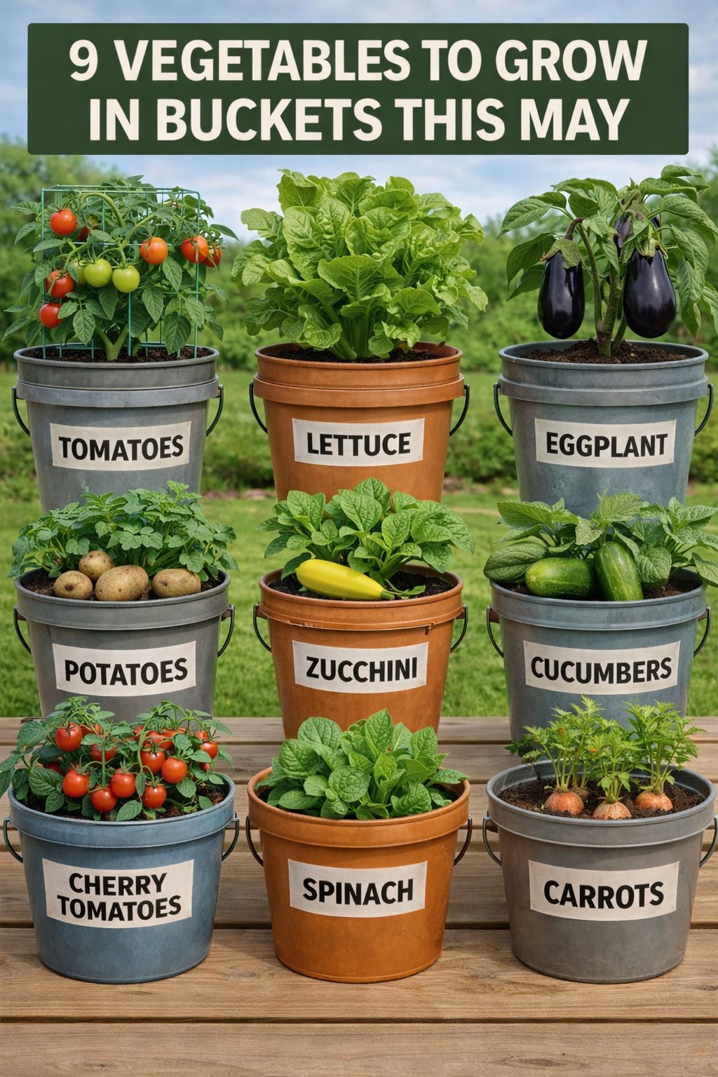 HackHouse - Vegetables That Grow Well in Buckets During the Spring ...