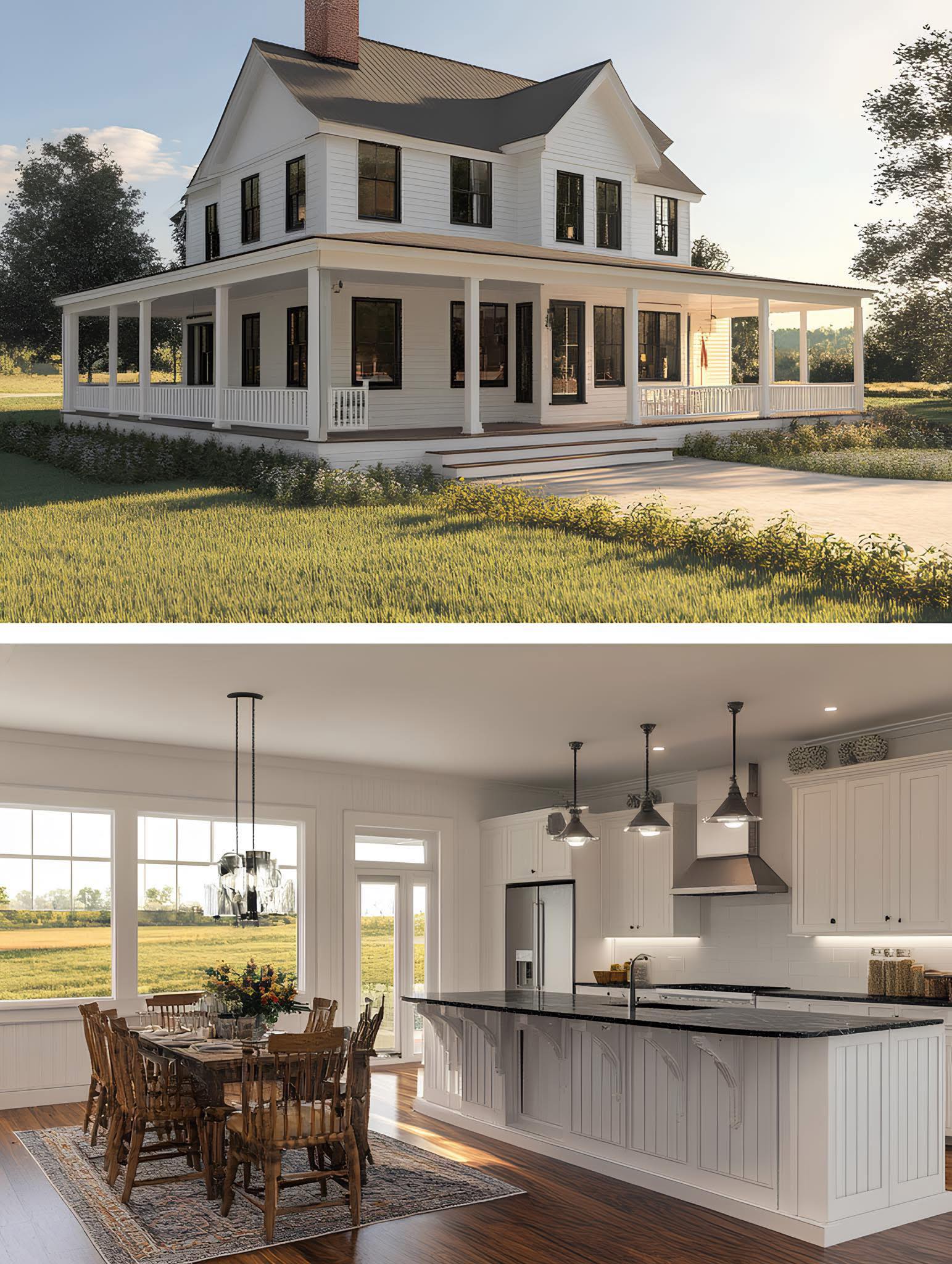 Gorgeous - I’m emotionally attached to this farmhouse 😍🏠🤍 | Facebook