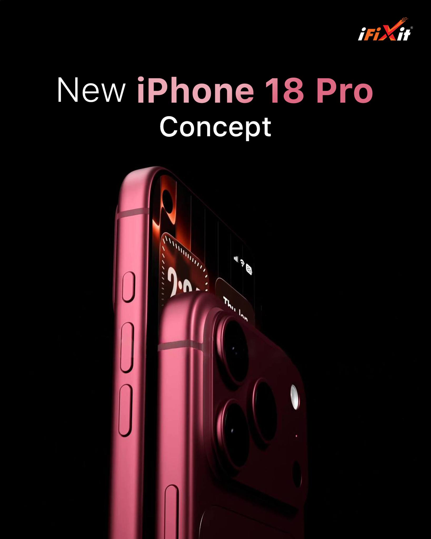iPhone 18 Pro Rose gold concept #iphone