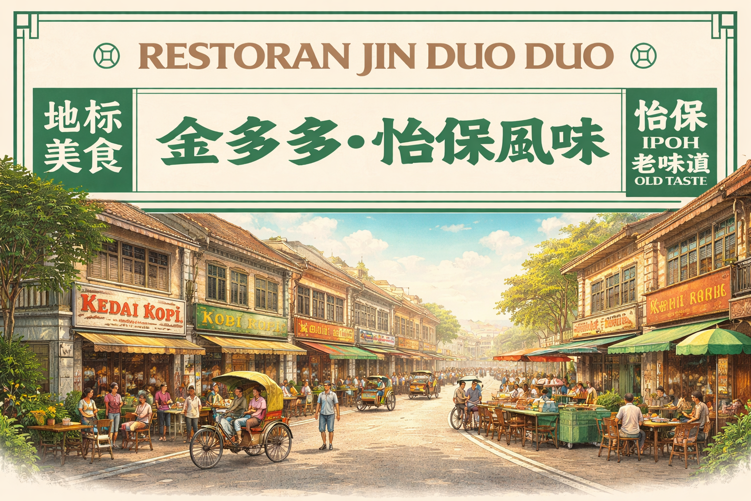 金多多•怡保风味 Jin Duo Duo•Makanan Ipoh Taste | Johor Bahru
