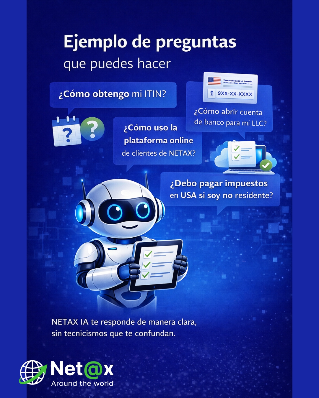 📋 ¿Sos residente en USA y tenés... - NETAX - Impuestos USA | Facebook
