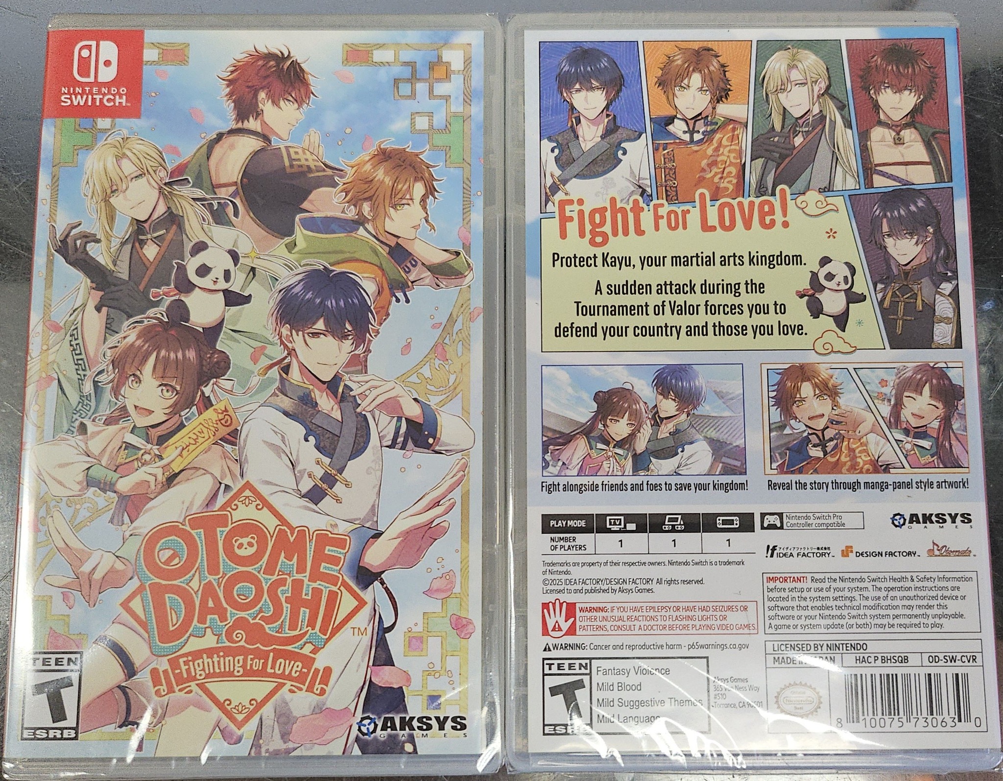ORオーダー専用ページ Today's new release for #Switch is a fan request: Otome Daoshi