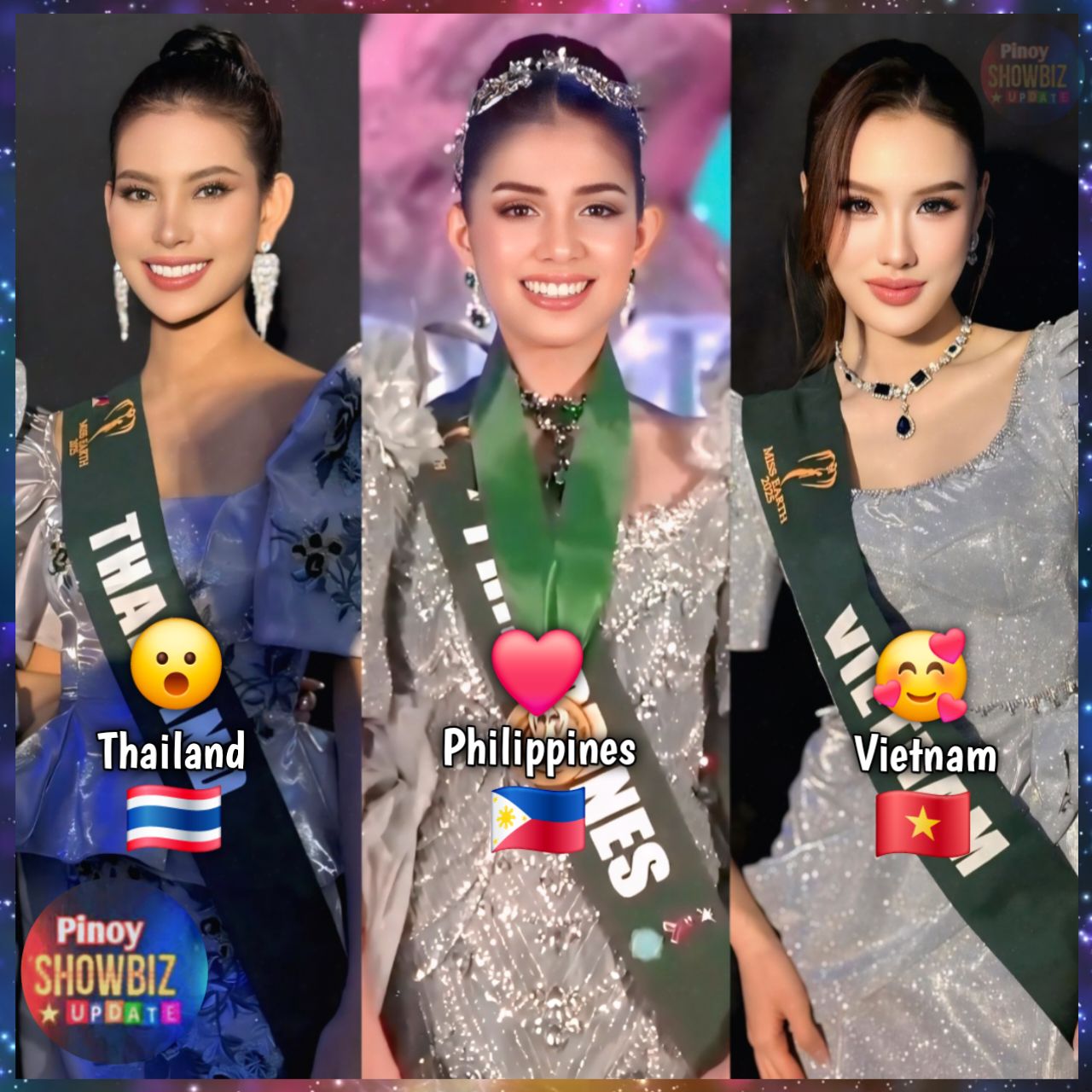 Pinoy - Miss Earth 2025 | Team Asia 🇹🇭🇵🇭🇻🇳 | Media Presentation ...