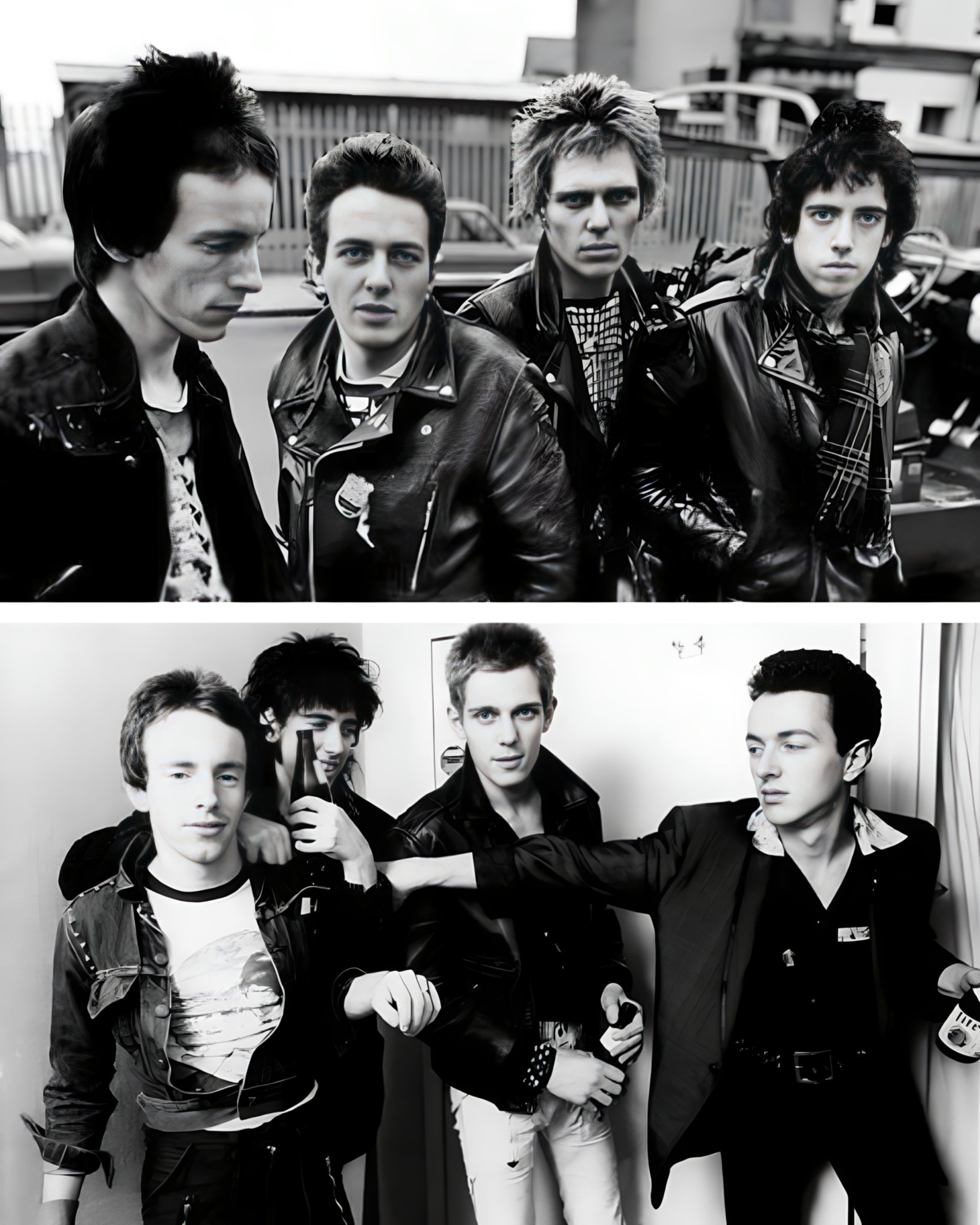 This iconic photo of The Clash, captured by the legendary Bob