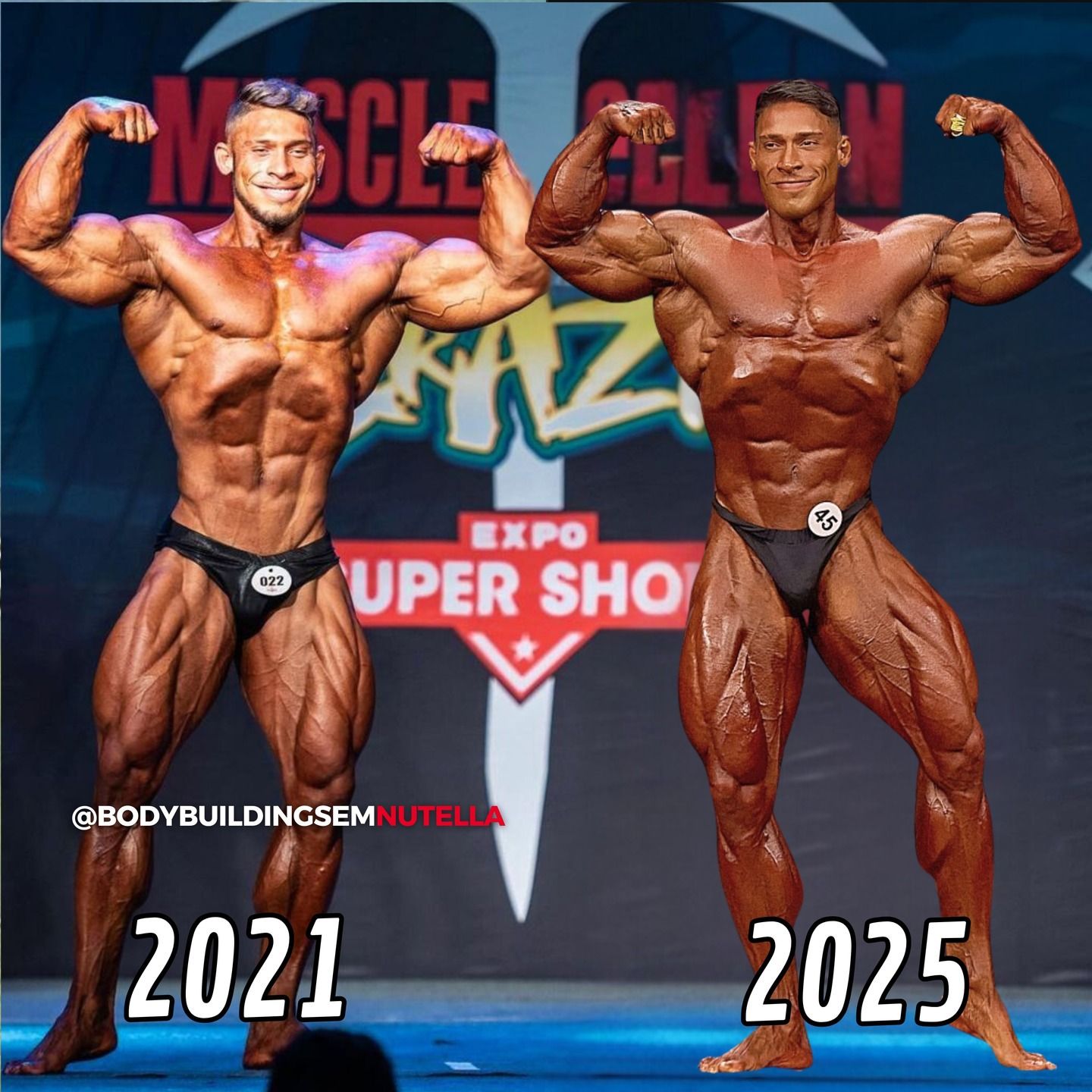 Bodybuilding - @ramondinopro - 2021 🆚 2025 🦖💪🔥 #ramondino #ramondinopro ...