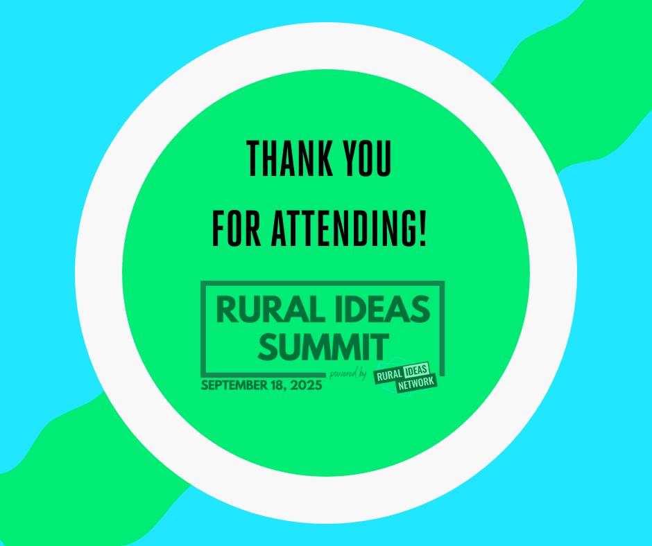 Rural - Thank you for attending our second annual 2025 Rural Ideas ...