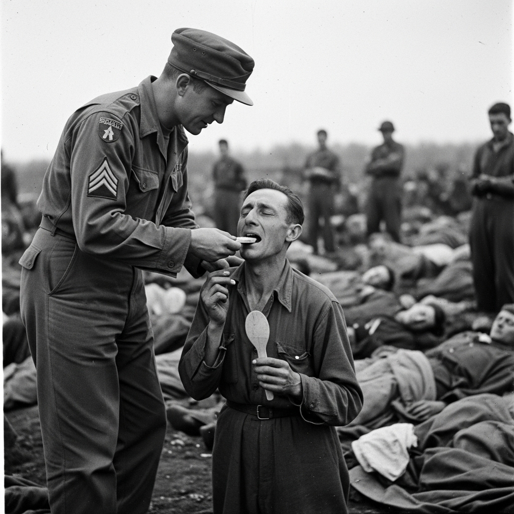 Historical Photos | The Soldier Who Shared His Bread — Dachau, Germany ...