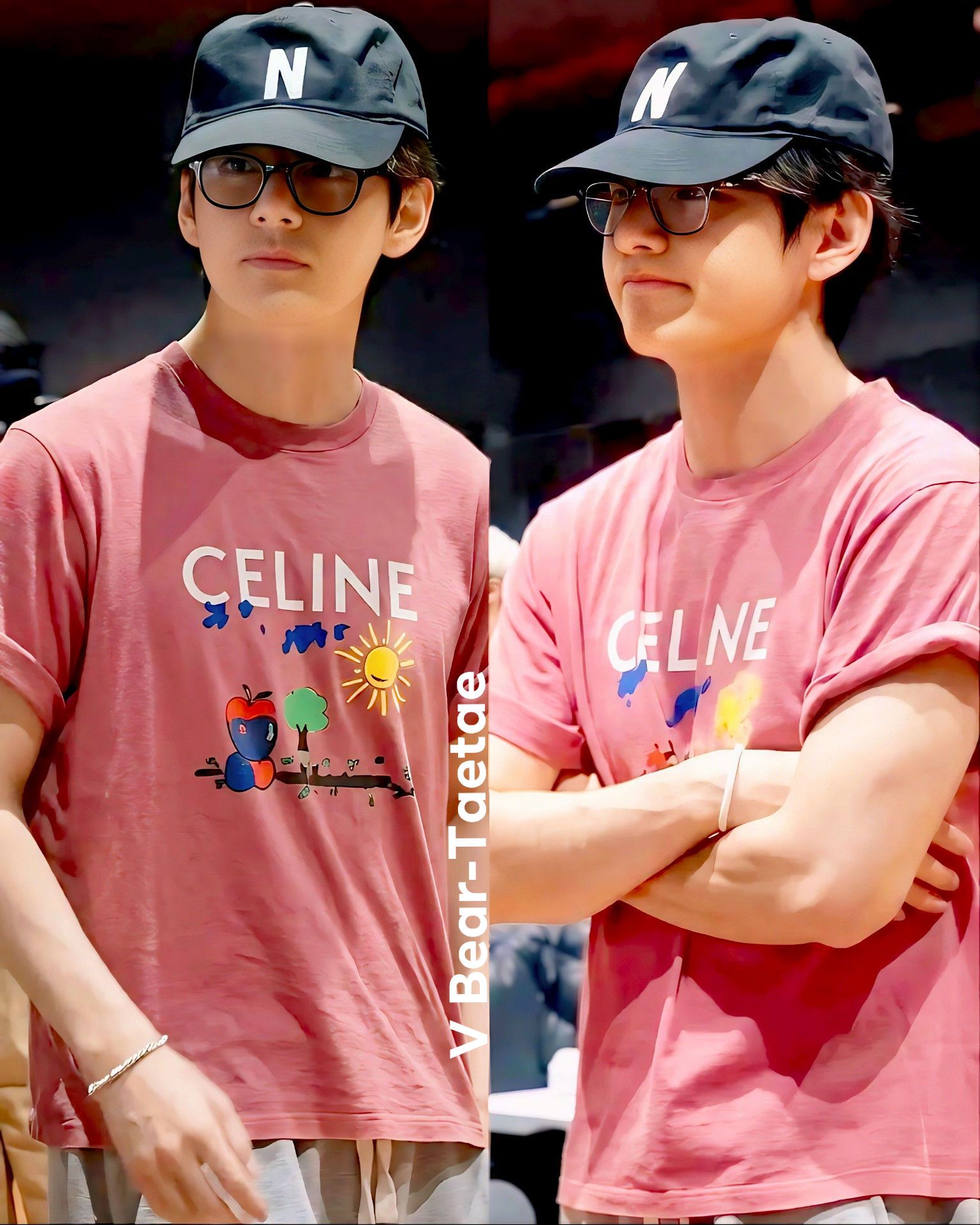 OMG.. Adorable, Handsome V.. 🩷 CELINE BOY V.. 😍 Taehyung from