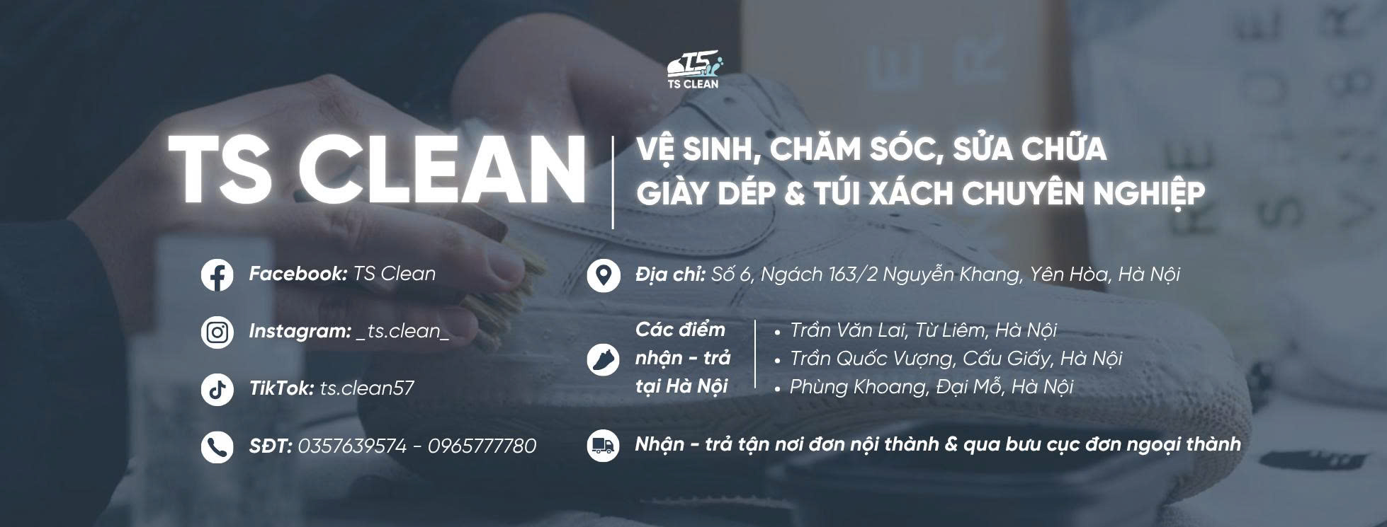 TS Clean - Chăm Sóc Giày, Vệ Sinh Giày, Sửa Chữa Giày Chuyên Nghiệp Hà ...