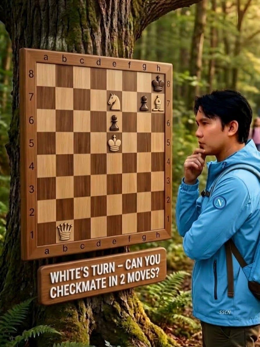 WHITE'S TURN — CAN YOU CHECKMATE IN 2 MOVES?