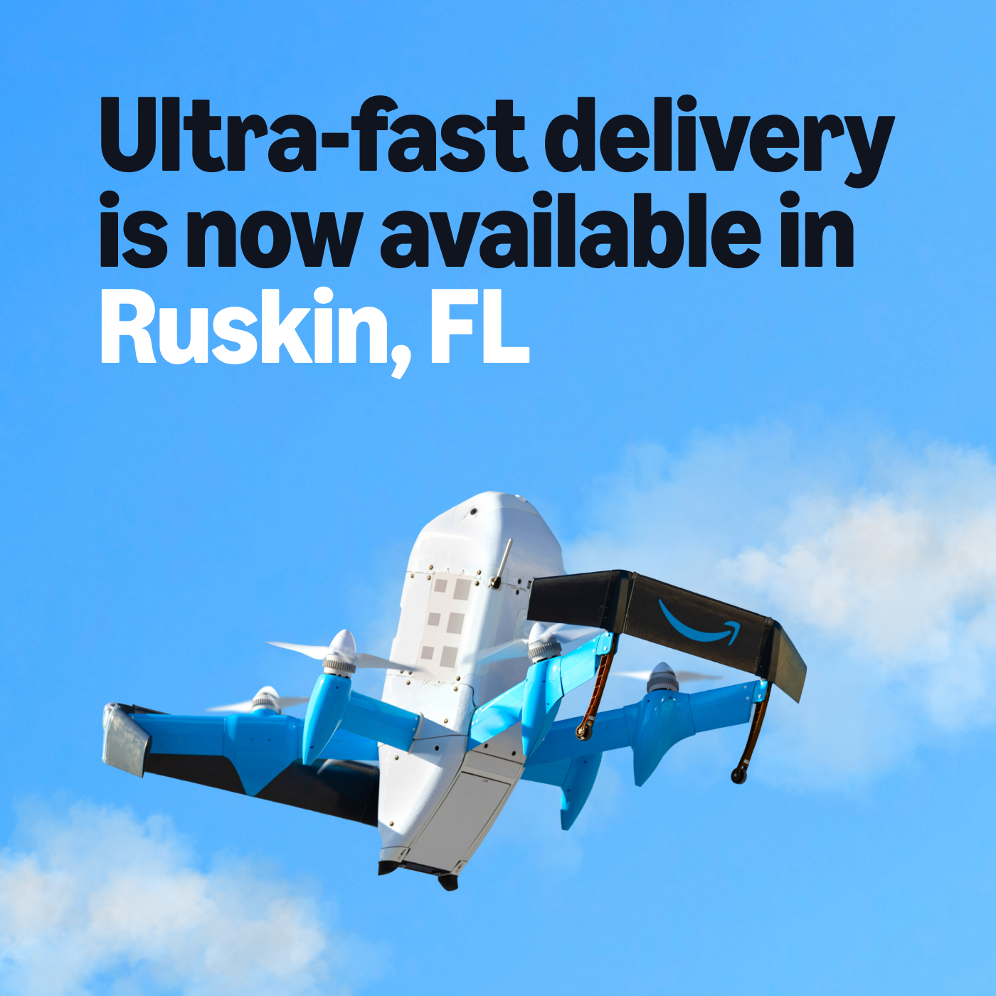 Prime Air - Ultra-fast drone delivery is now available in... | Facebook