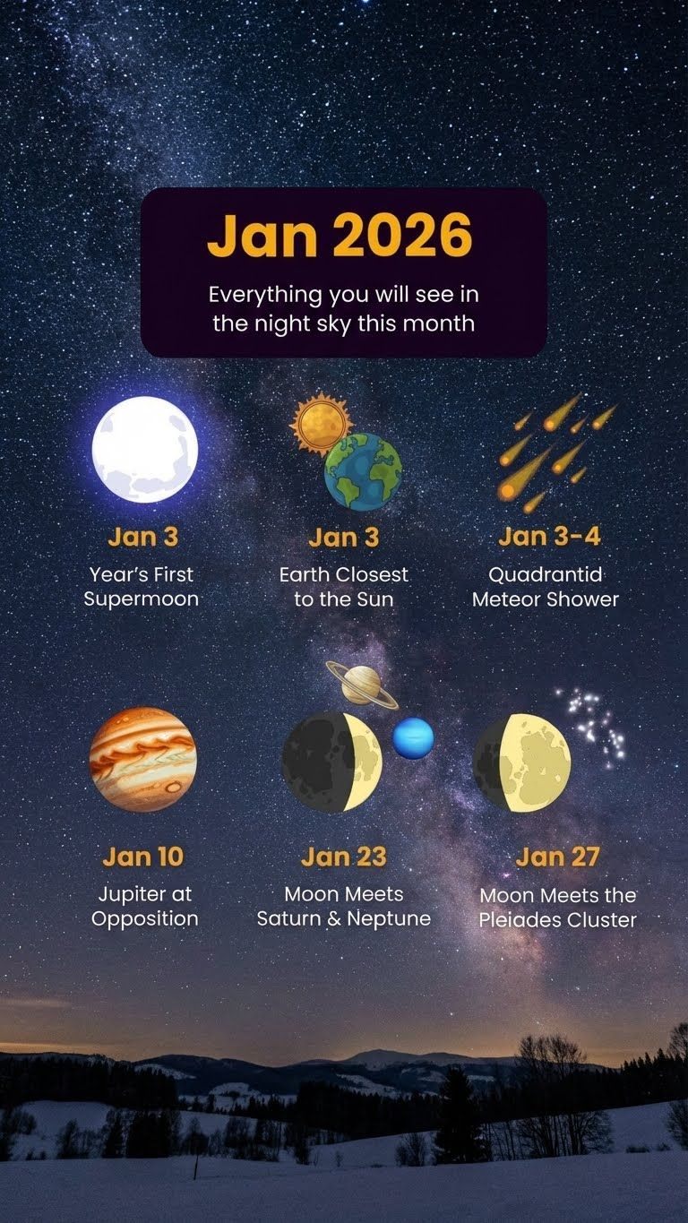 Almost - 🌑 January 3: Wolf Supermoon The first full Moon of 2026 is a ...