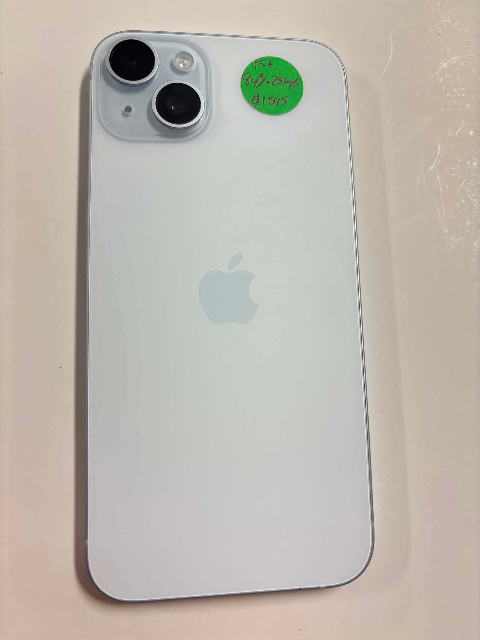 iPhone 15 plus 84% battery 256gb Price $1,595