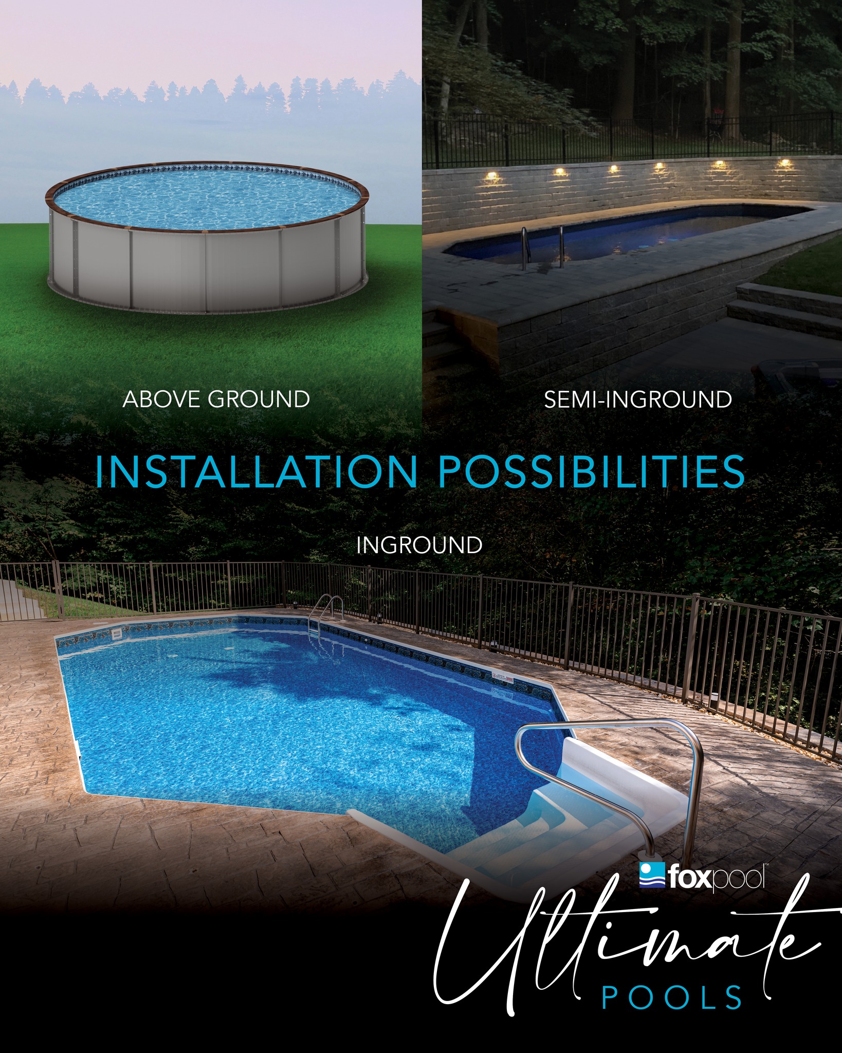 Fox - Round Ultimate Pools are the only shape that can be installed ...