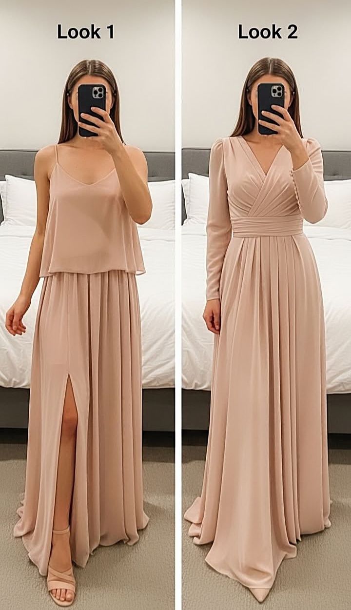 How good are the brown bridesmaid dresses! I feel like brown is back and trending. Brown dresses, brown suits, brown stationary. You diggin it? Especially love mixed matched dresses