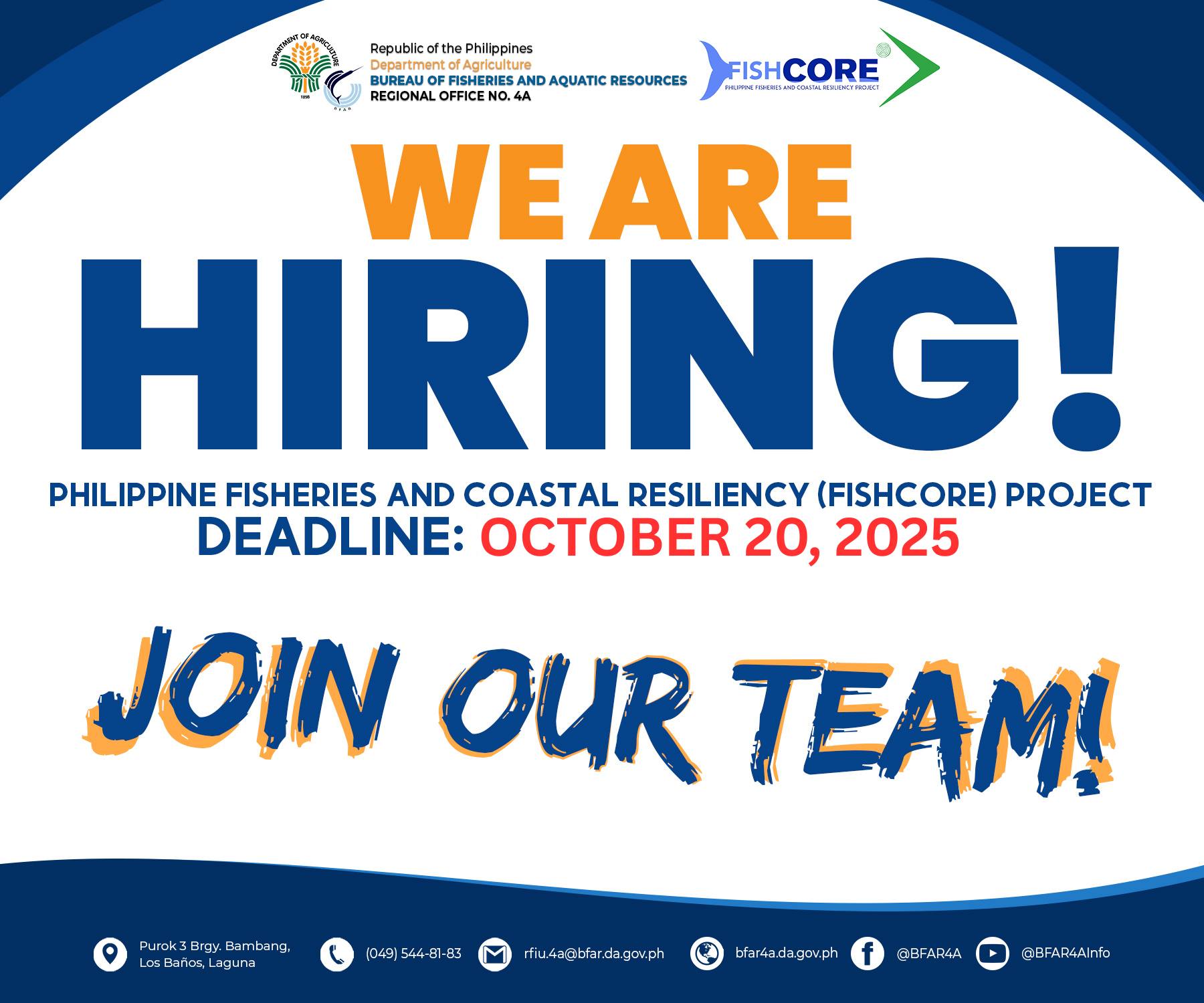 BFAR CALABARZON Region added a... - BFAR CALABARZON Region