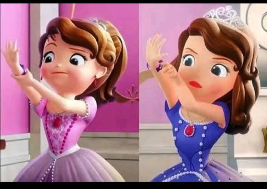 open lace back dress Sofia The First Disney 7" Doll