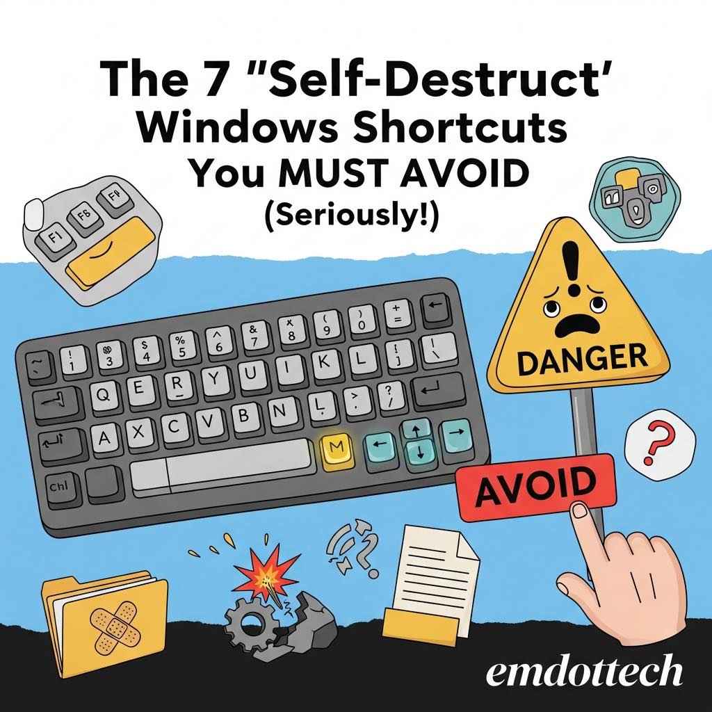Emdottech - Ever hit a Windows shortcut & instantly regretted it? 😨 ...