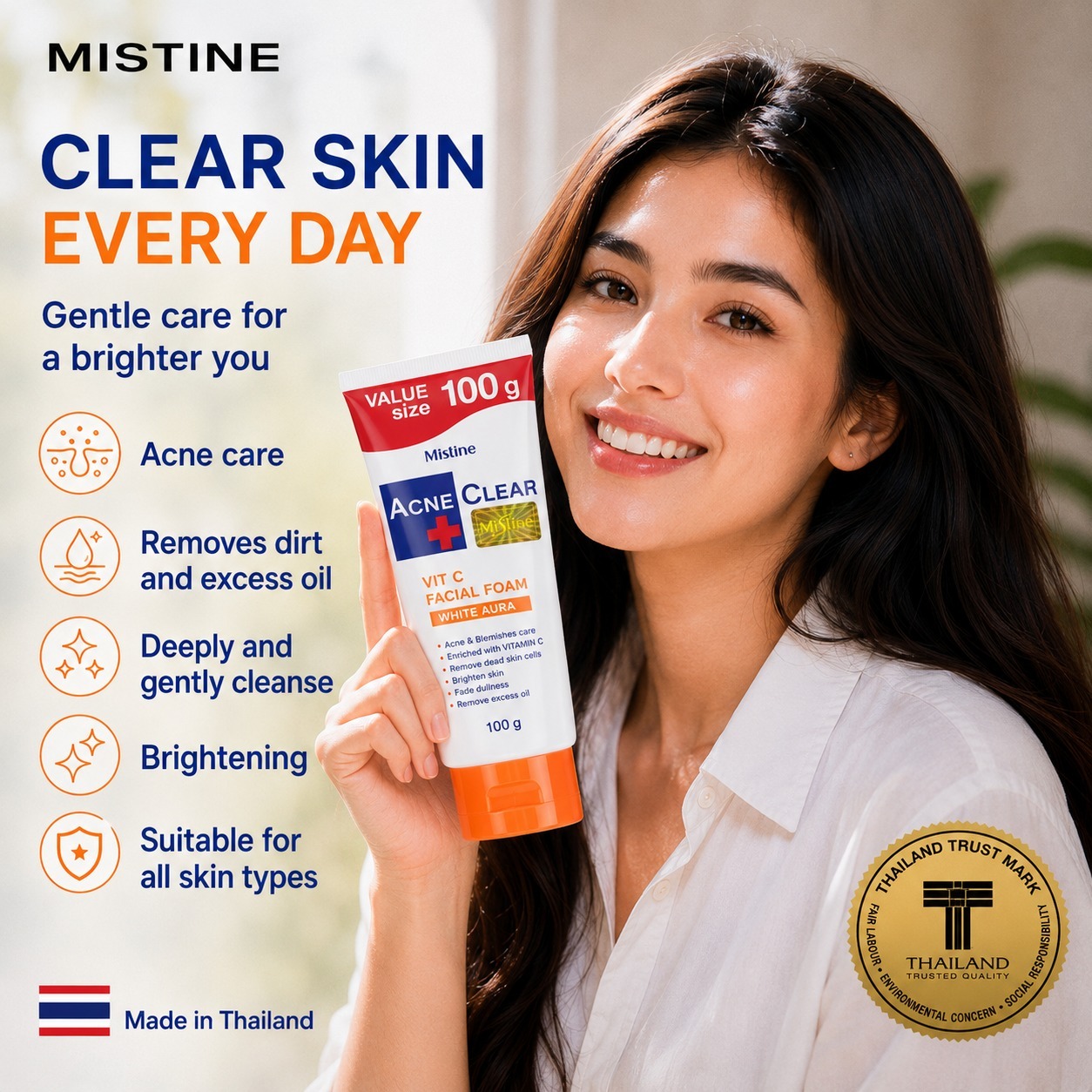 ✨ MISTINE White Spa Swiss Gold Whitening Lotion ✨ Experience visibly brighter, smoother-looking skin in just 4 weeks. Infused with 99.99% Swiss Gold and nourishing serum technology to help enhance radiance and