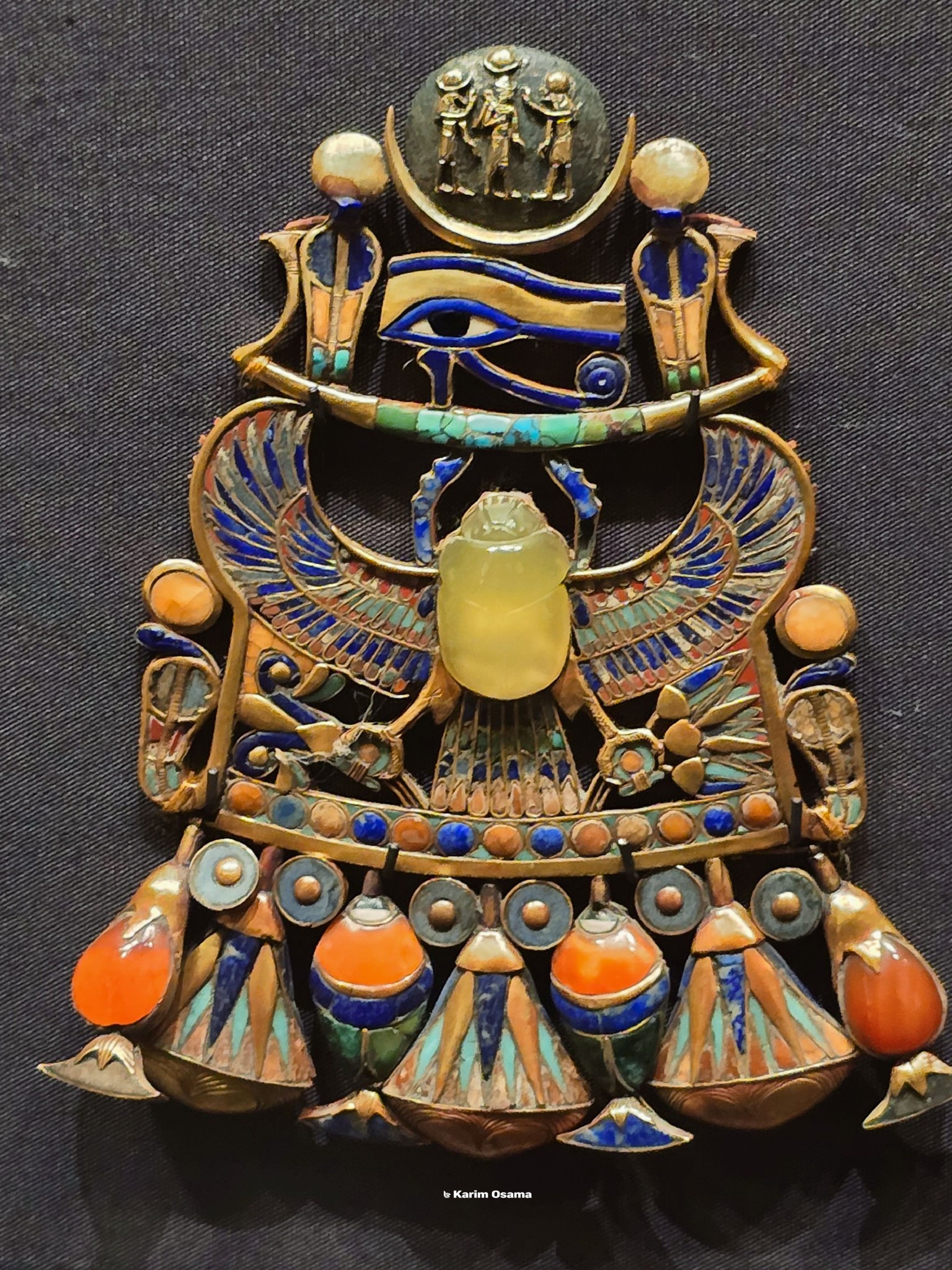メトロポリタン美術館スカラベのペンダントトップ♡ Winged Scarab Pendant of Tutankhamun😮 Now in Grand Egyptian