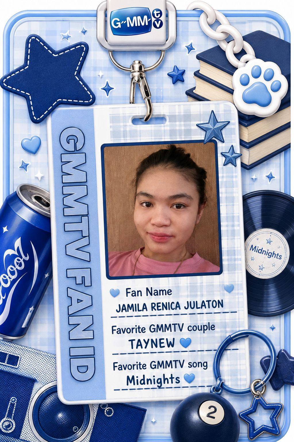 pnget.. k G~MM 6 Midnights ￥ GMMTVFANID O GMMTV Fan Name JAMILA