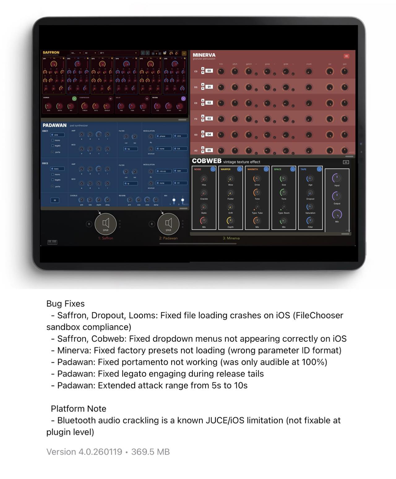 Tweakbench studio updated to version 4.0.260119