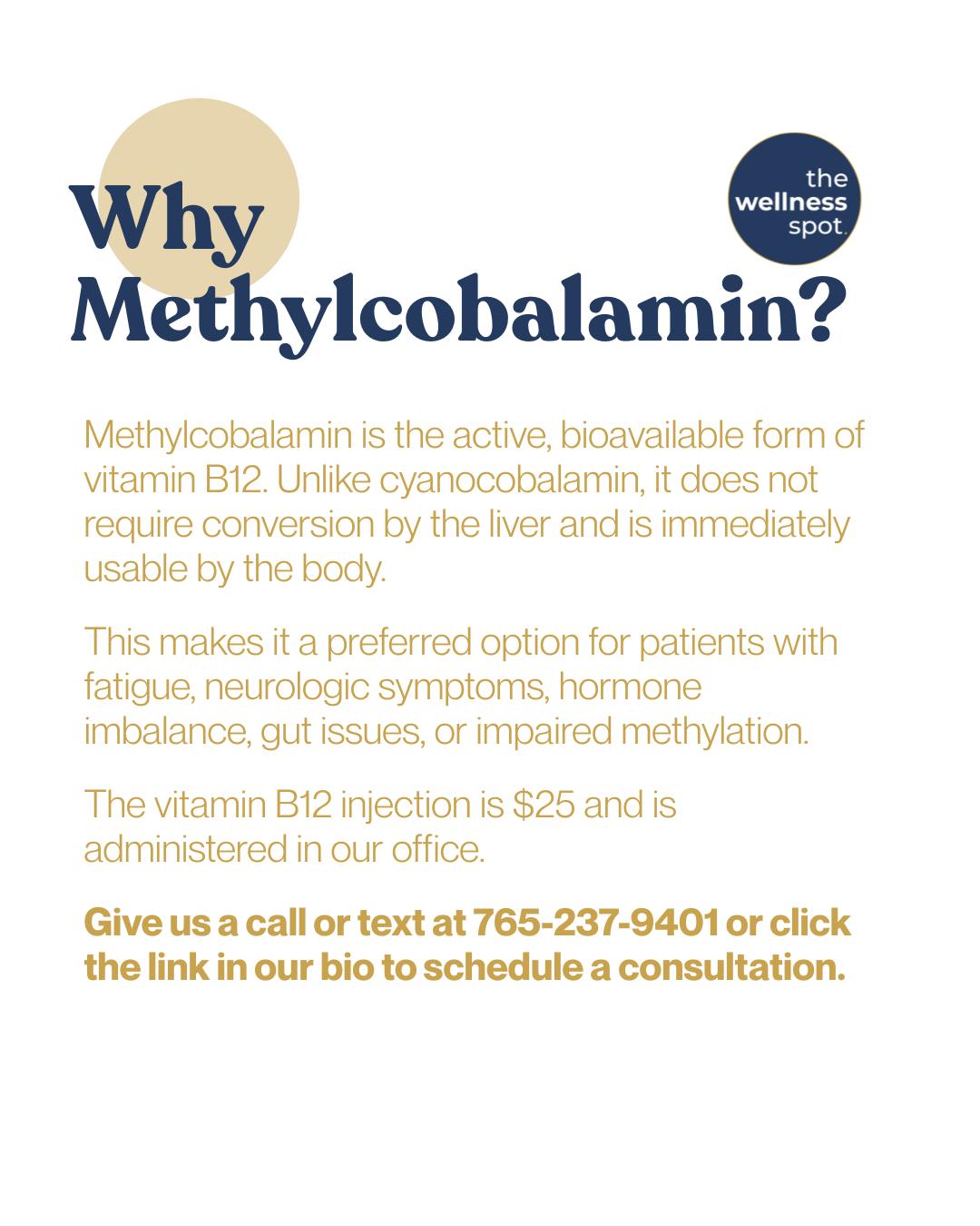 Vitamin B12 injections for weakness and low energy
