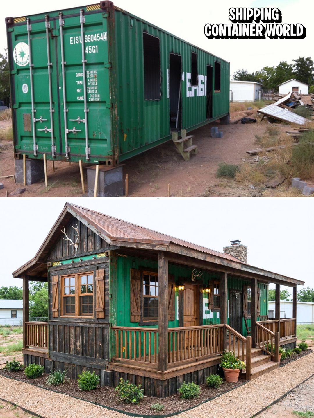 Shipping - From Scrap Metal to Rustic Gold: The Ultimate 40ft 
