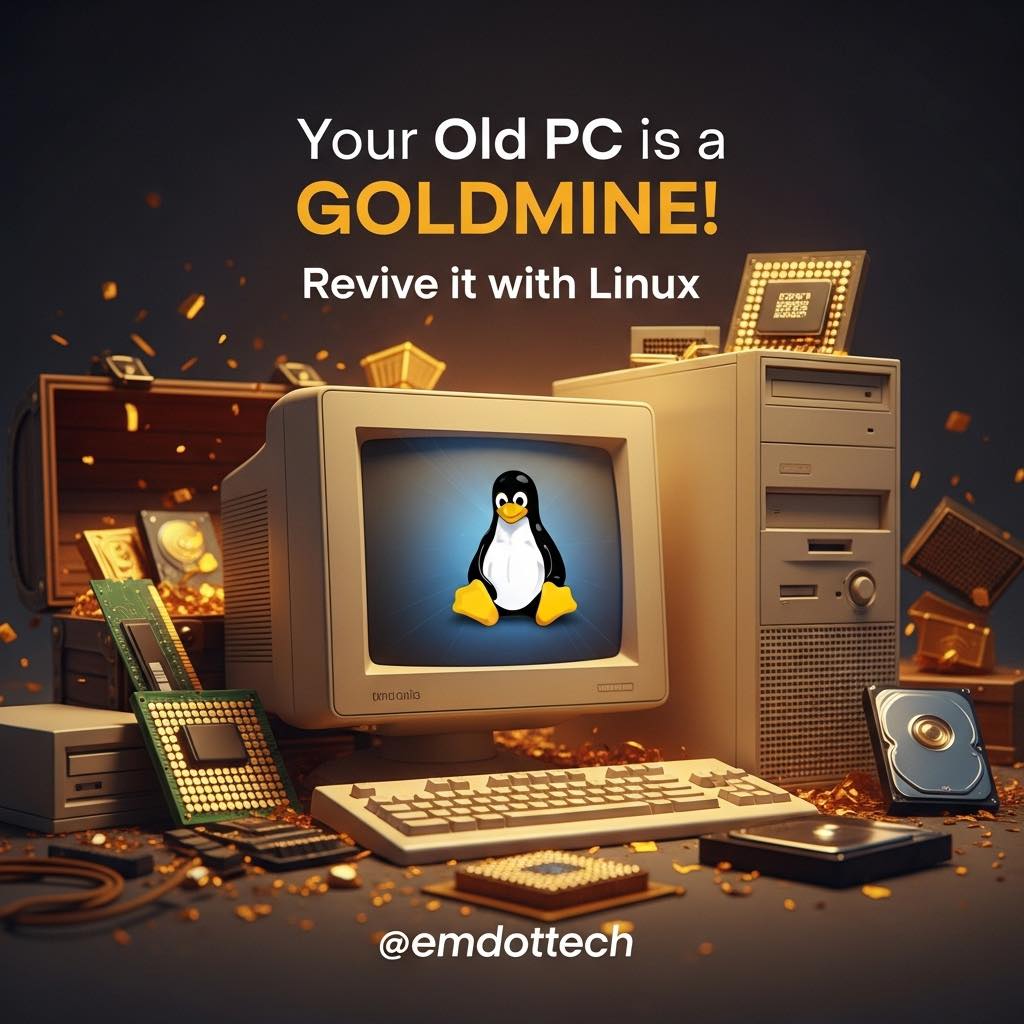 Emdottech - Got an old PC collecting dust? 🤔 You won't BELIEVE what it ...
