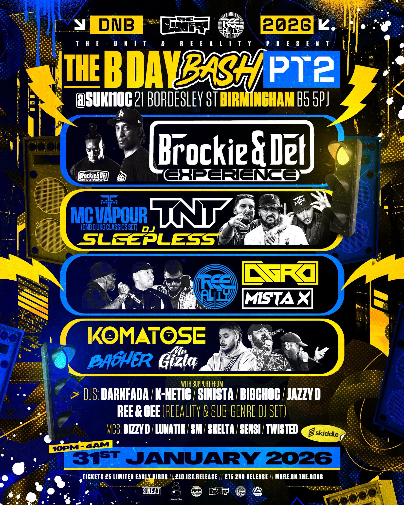 Ree - ⚠️FULL LINE UP & Final Headline set announcement⚠️ The Unit Well ...