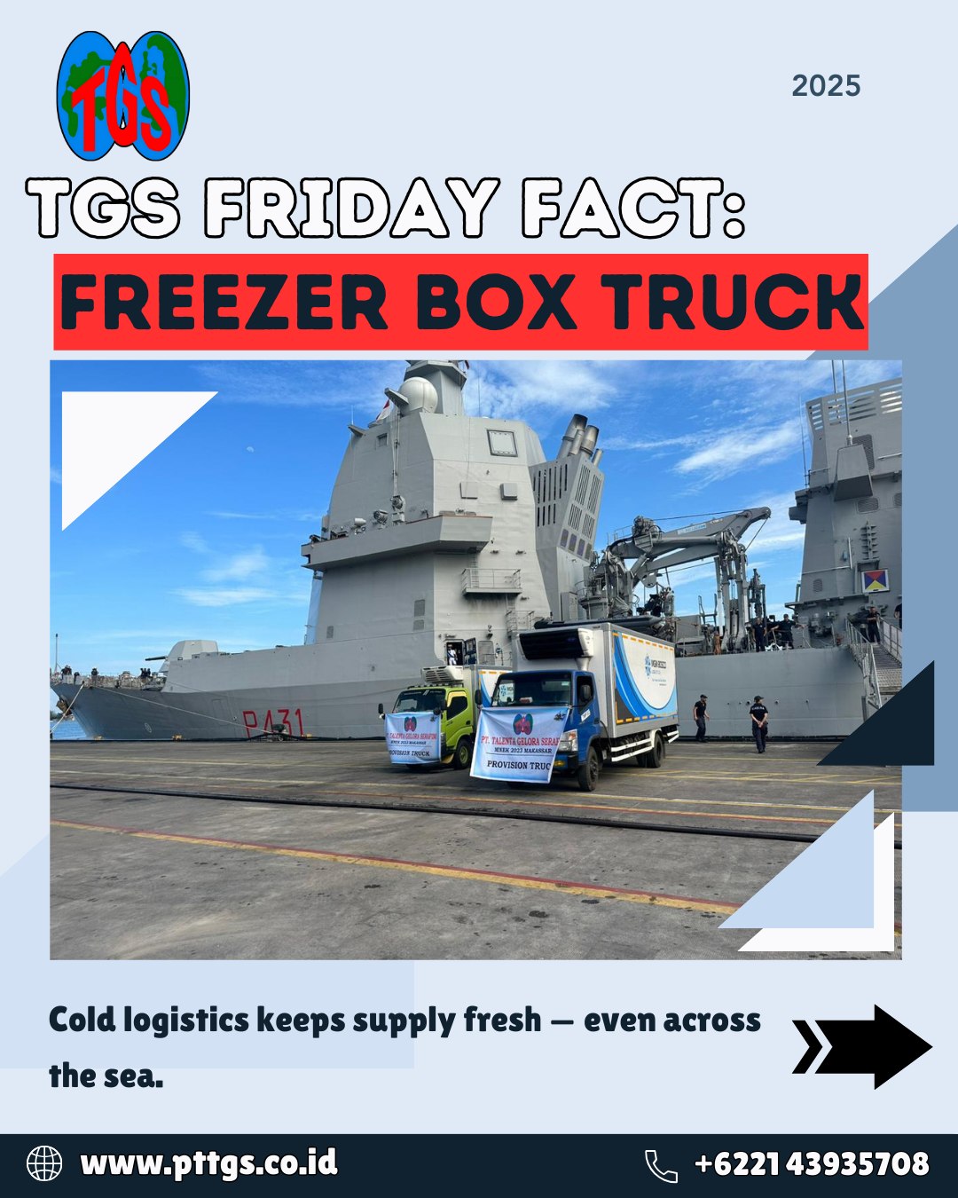 Talenta - TGS Friday Fact Freezer box trucks play a crucial role in ...