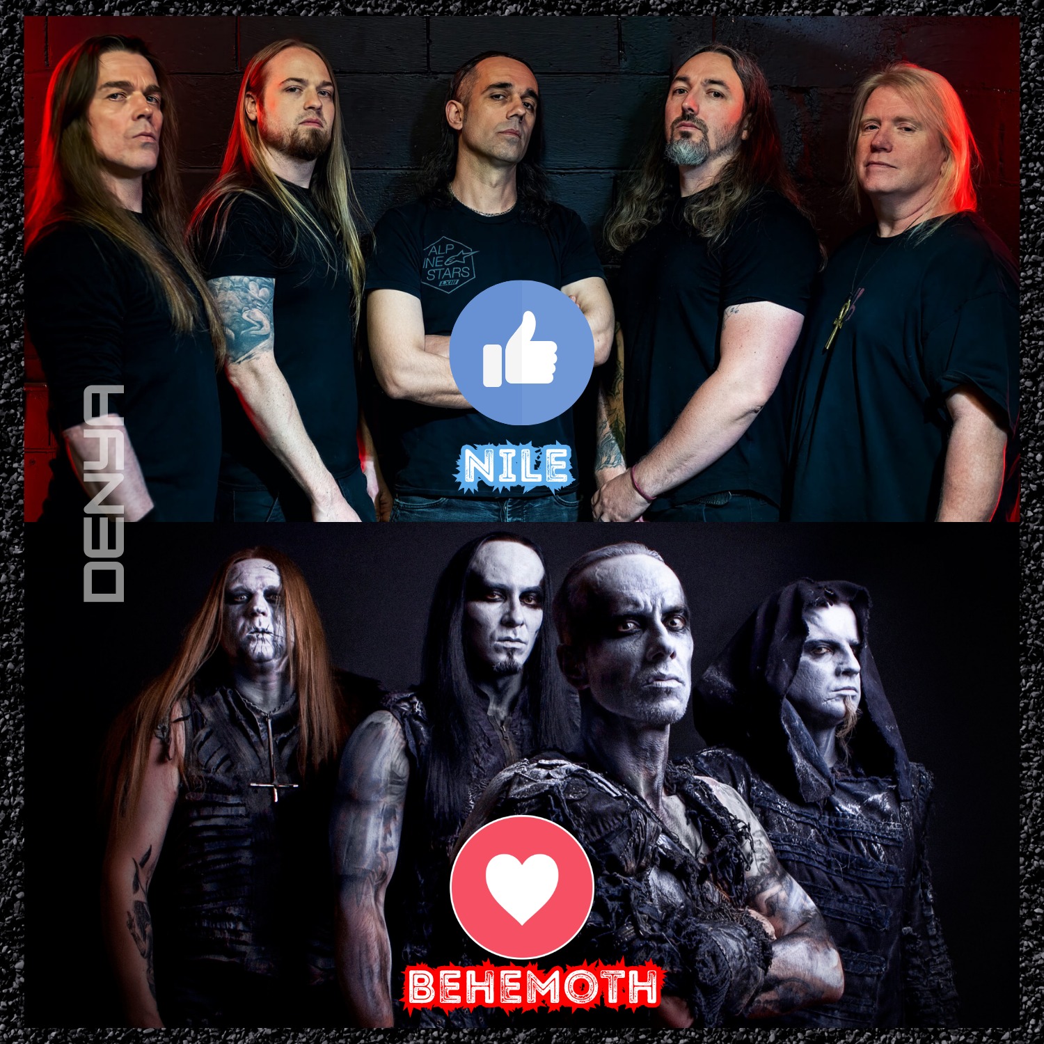 👍Nile /❤️ Behemoth Nile fuses brutal technical death metal with