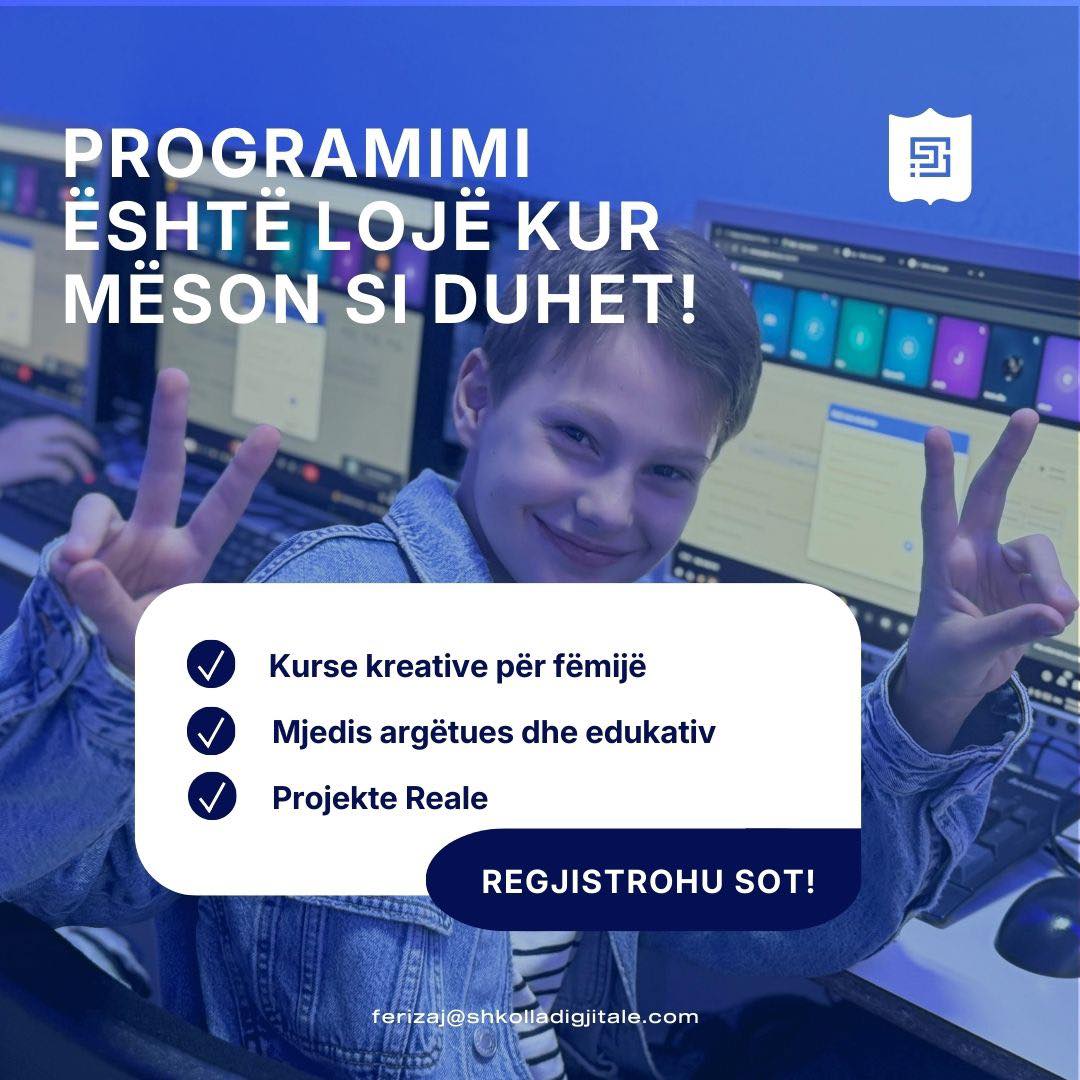 📲 Regjistrohu sot dhe bëhu... - Shkolla Digjitale Ferizaj | Facebook