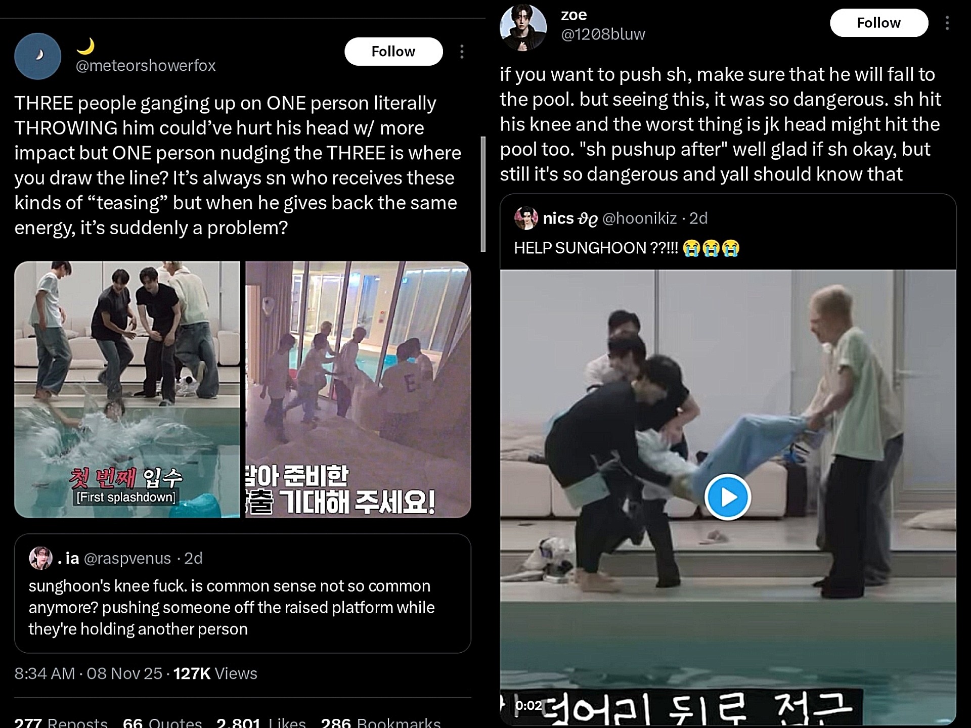 Nishi - LEAVE SUNOO AND SUNGHOON, ALONE ‼️ can we please stop turning ...