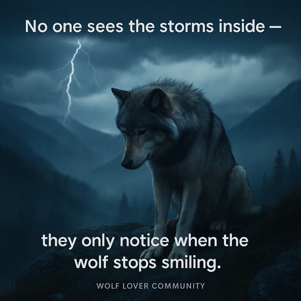 Wolf - Some storms rage so quietly that no one ever hears them… The ...