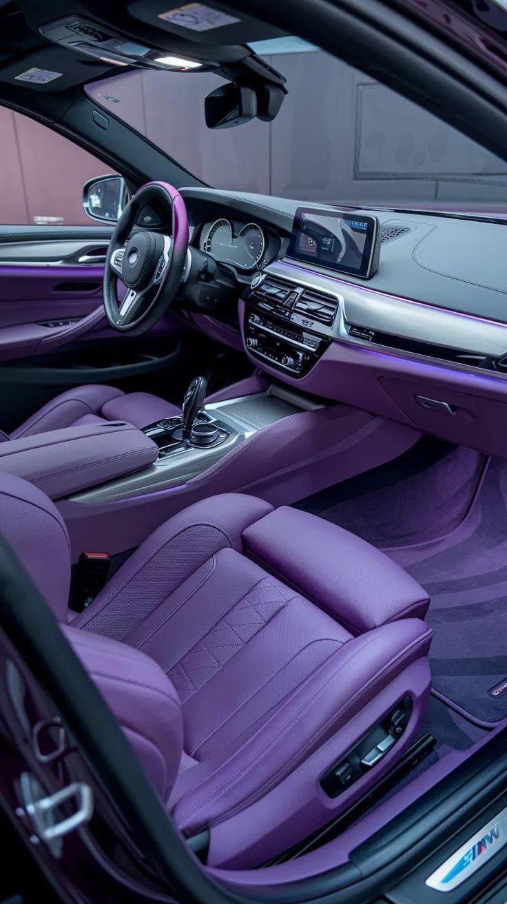 Purple - Purple Car Interior 💜💜 . . . . . . . #purple #foryou # ...