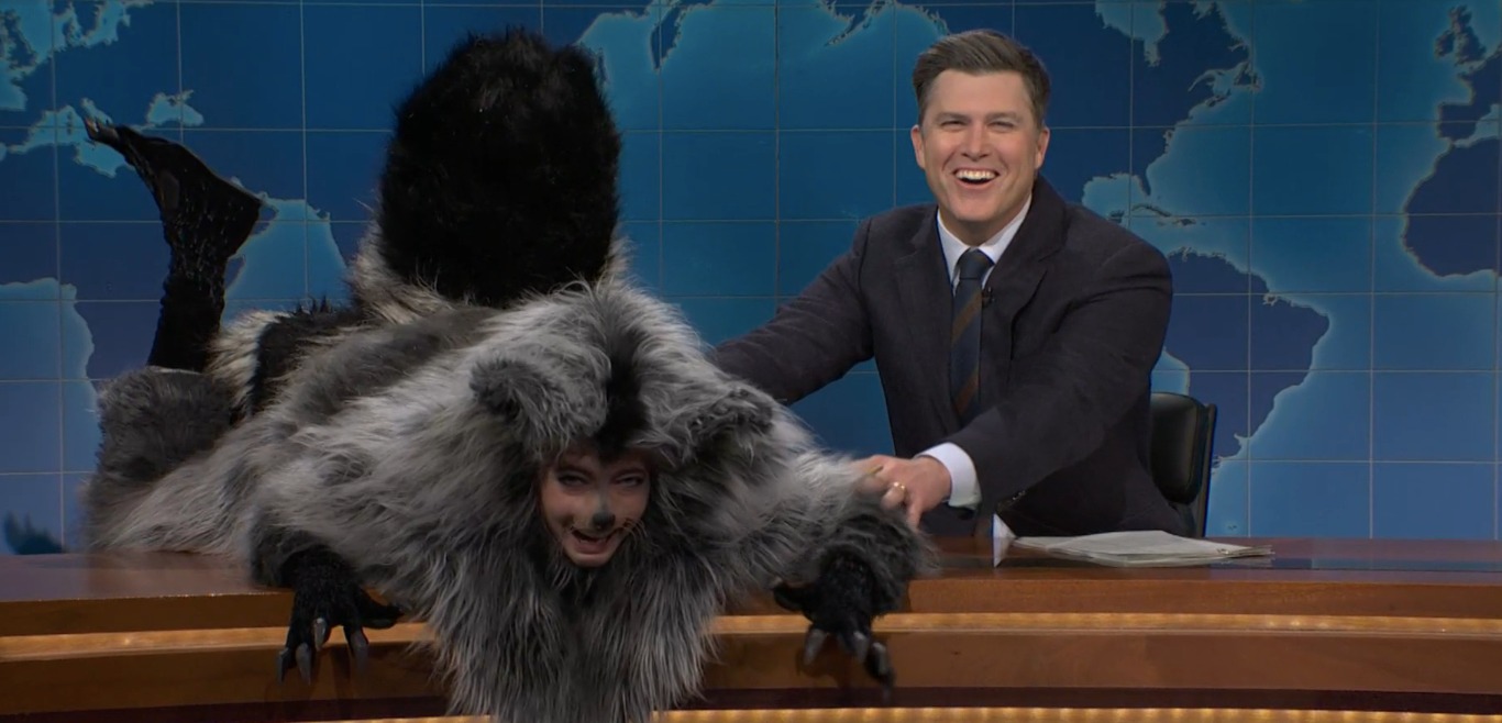 Azeem.USA - A Drunk Raccoon Tries to Hook Up With Colin Jost and Eat ...