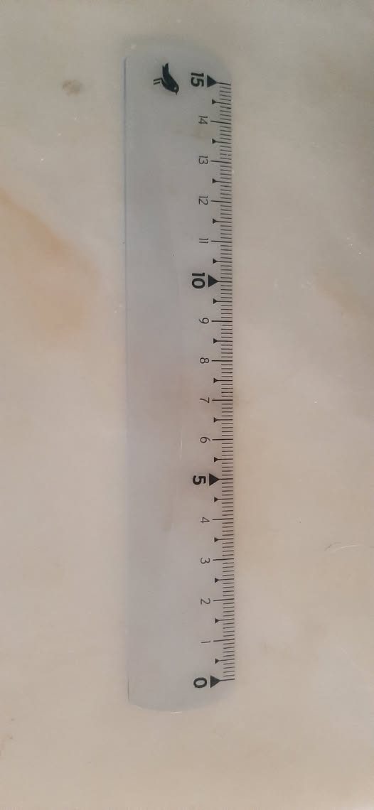 Dull - My husband bought a ruler for our 5yo. Today he realized that ...