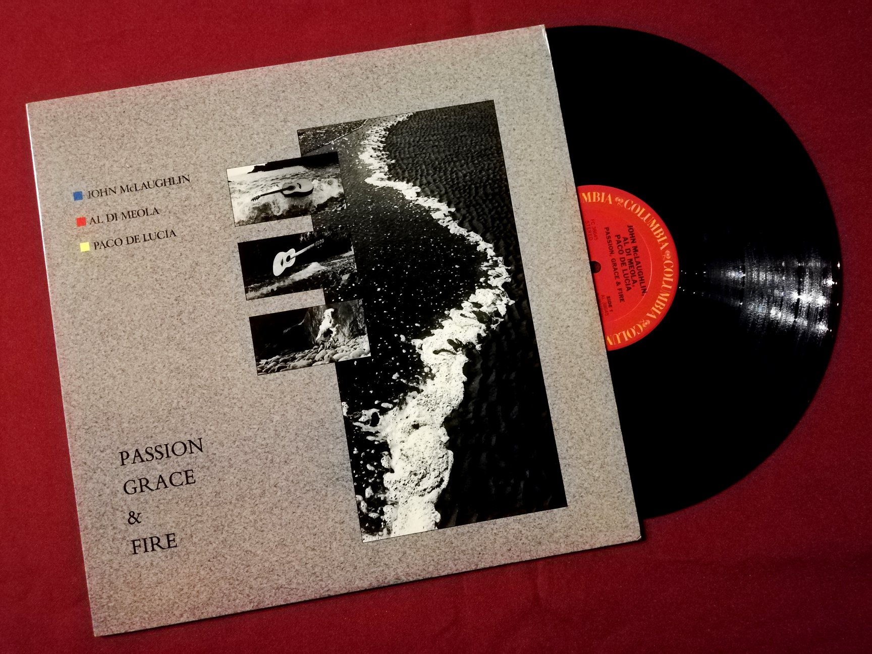 Caruso Vinyl 黑膠卡魯索 John Mclaughlin Al Di Meola Paco De Lucia Passion Grace Fire Two Years After They Recorded Friday Night In San Francisco John Mclaughlin Al