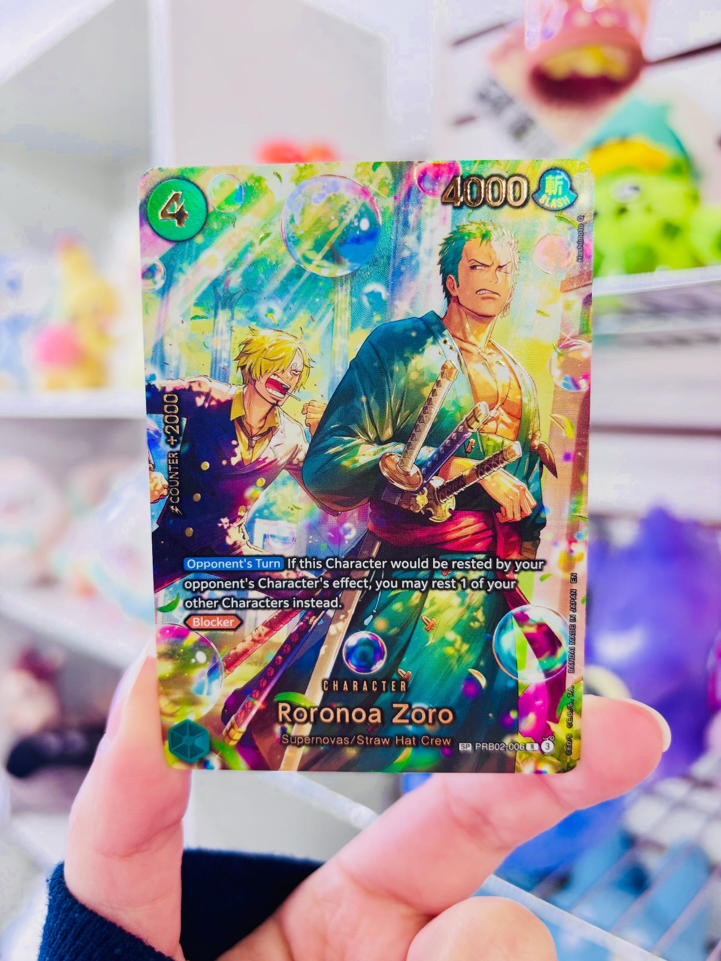 Roronoa Zoro is here! 🙌🏼 A new card has arrived in-store
