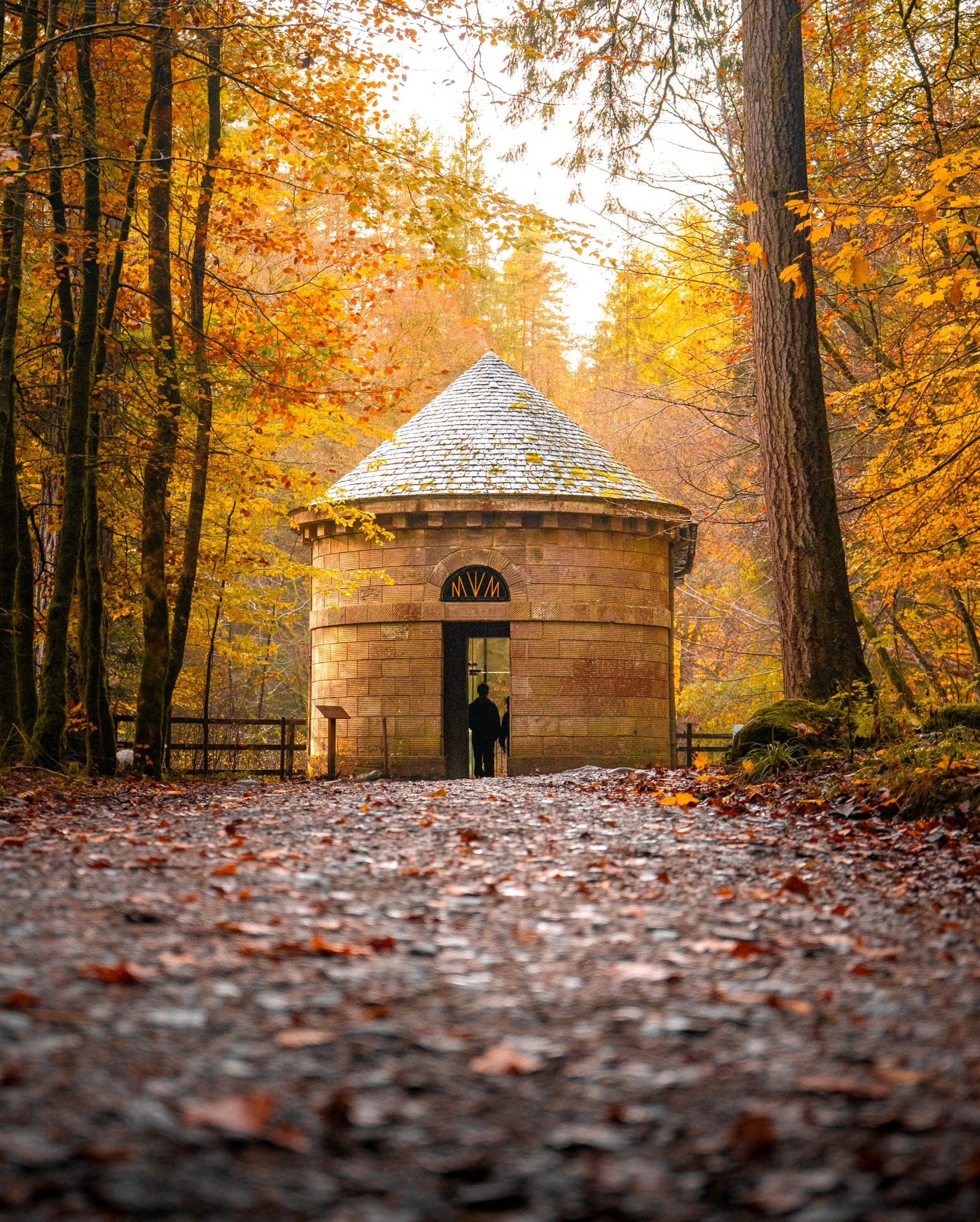 Ossian's Hall at The Hermitage during Autumn 🛖🍂