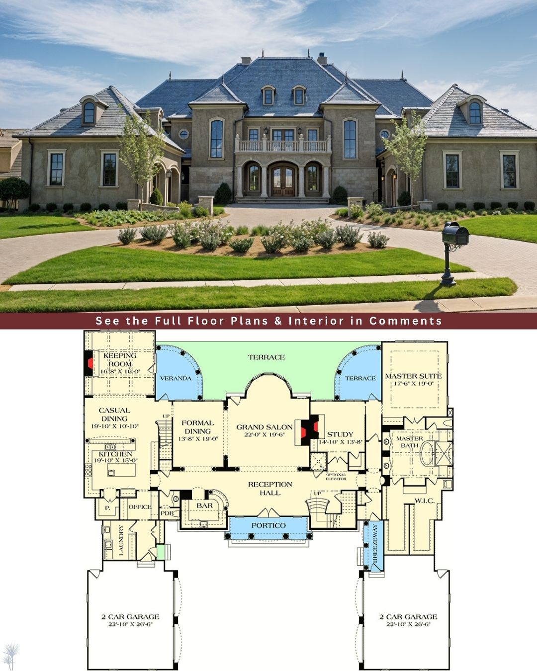 Dream - Discover the details of this Luxury Home Plan with Third Story ...
