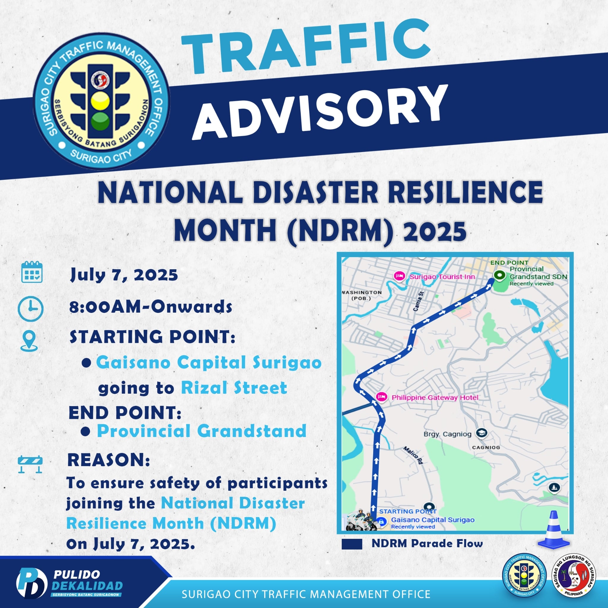 SCTMO - #TrafficAdvisory In Line with the series of activities hosted ...