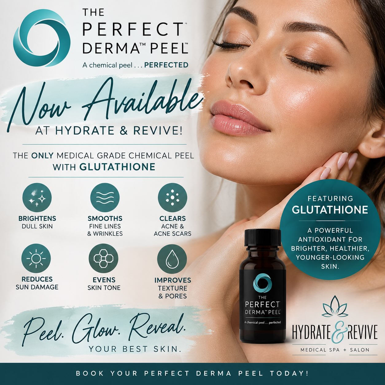 glutathione vs chemical peel Introducing the Perfect Derma at Hydrate and Revive Medical Spa Simultaneous analysis of reactive