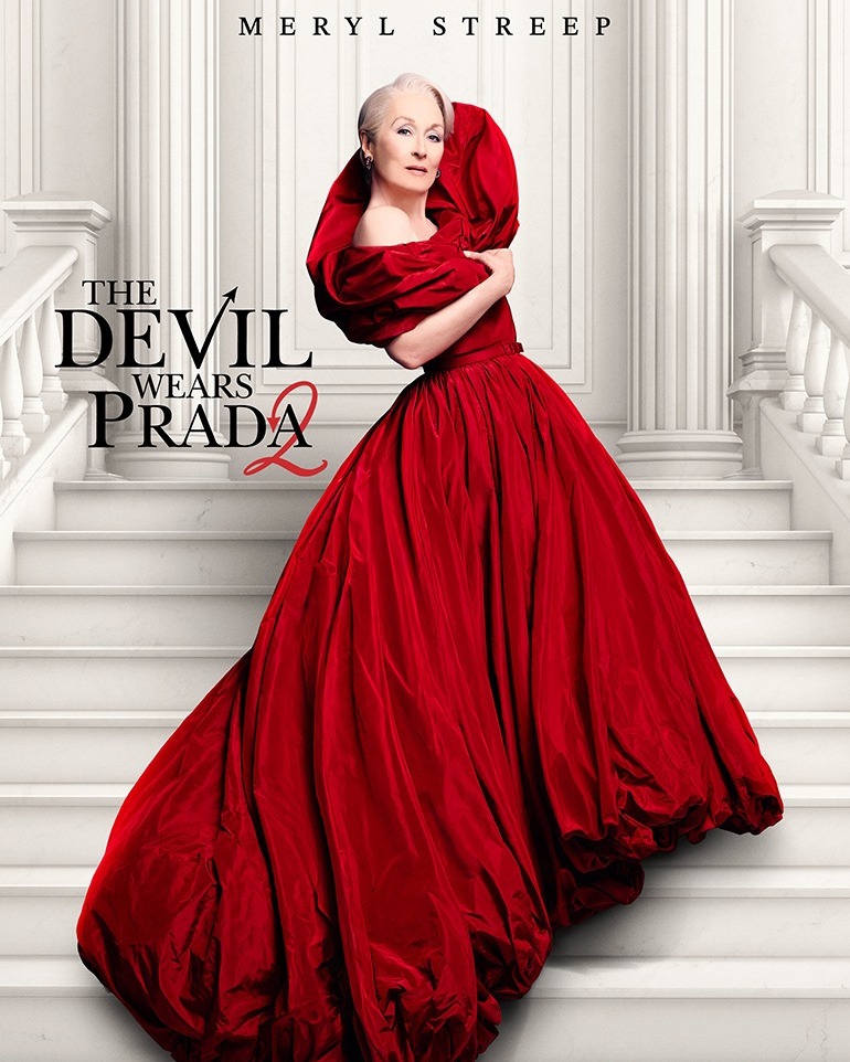 devil wears prada dresses Meryl Streep a custom made Balenciaga gown for the official poster of “The Wears 2”. She wears an Archive inspired Ballroom Gown in Red Silk Super Taffeta. #Balenciaga #LuxeGaleri devil wears prada 2 andy outfits High Neck Orange Prom feeding long dress Size:20.5 35/36