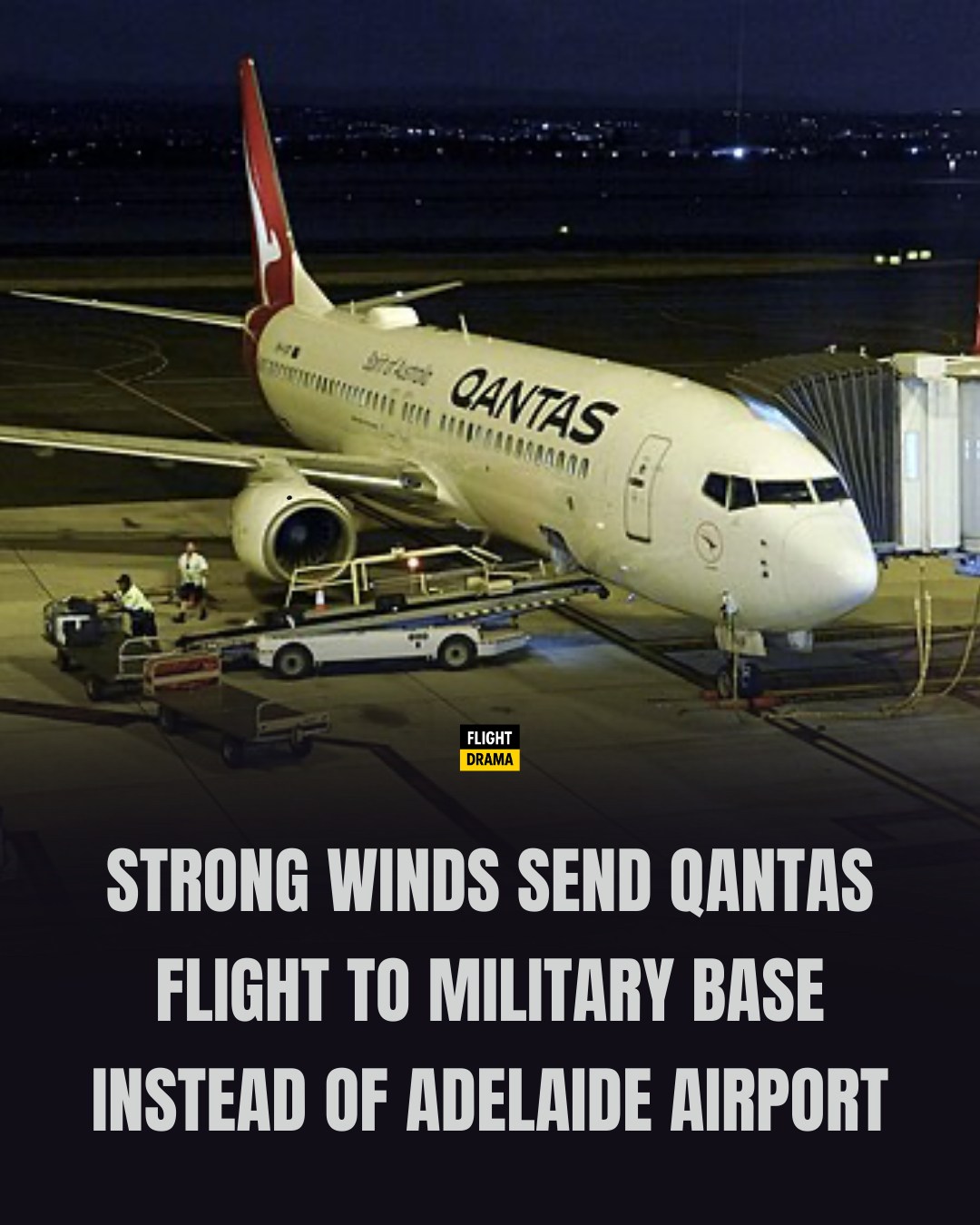 FlightDrama - A Qantas Boeing 737 flying from Melbourne to Adelaide ...