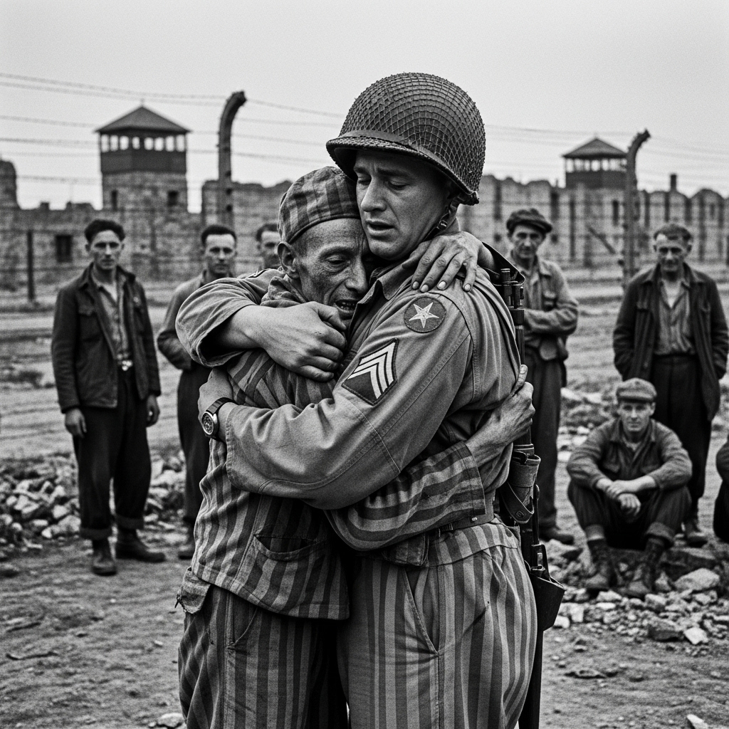 سون - When American troops entered Mauthausen in May 1945, they ...