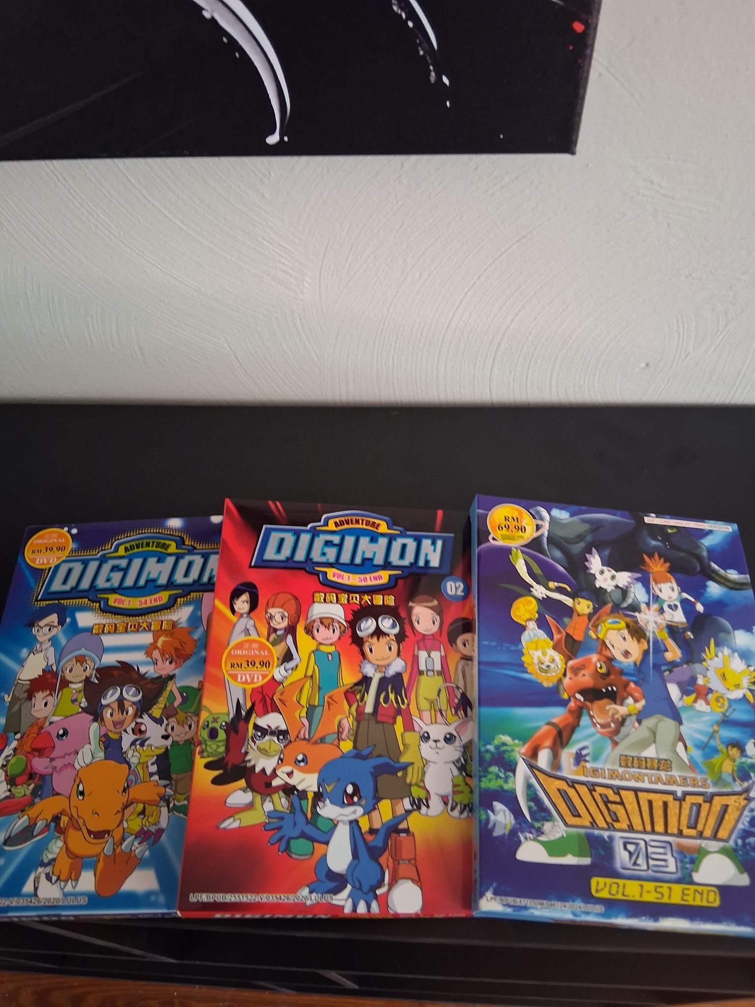 Updated Digimon DVD collection with dual audio sets